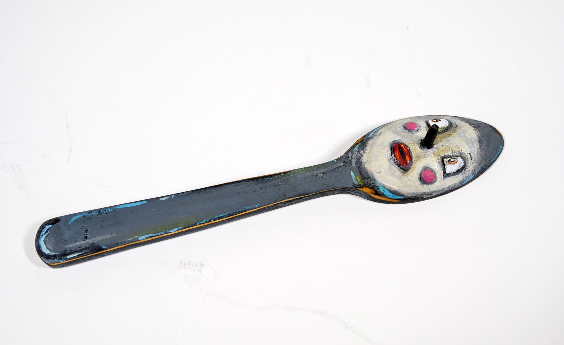 Spoon and Fork Face Set by Stephanie Brockway