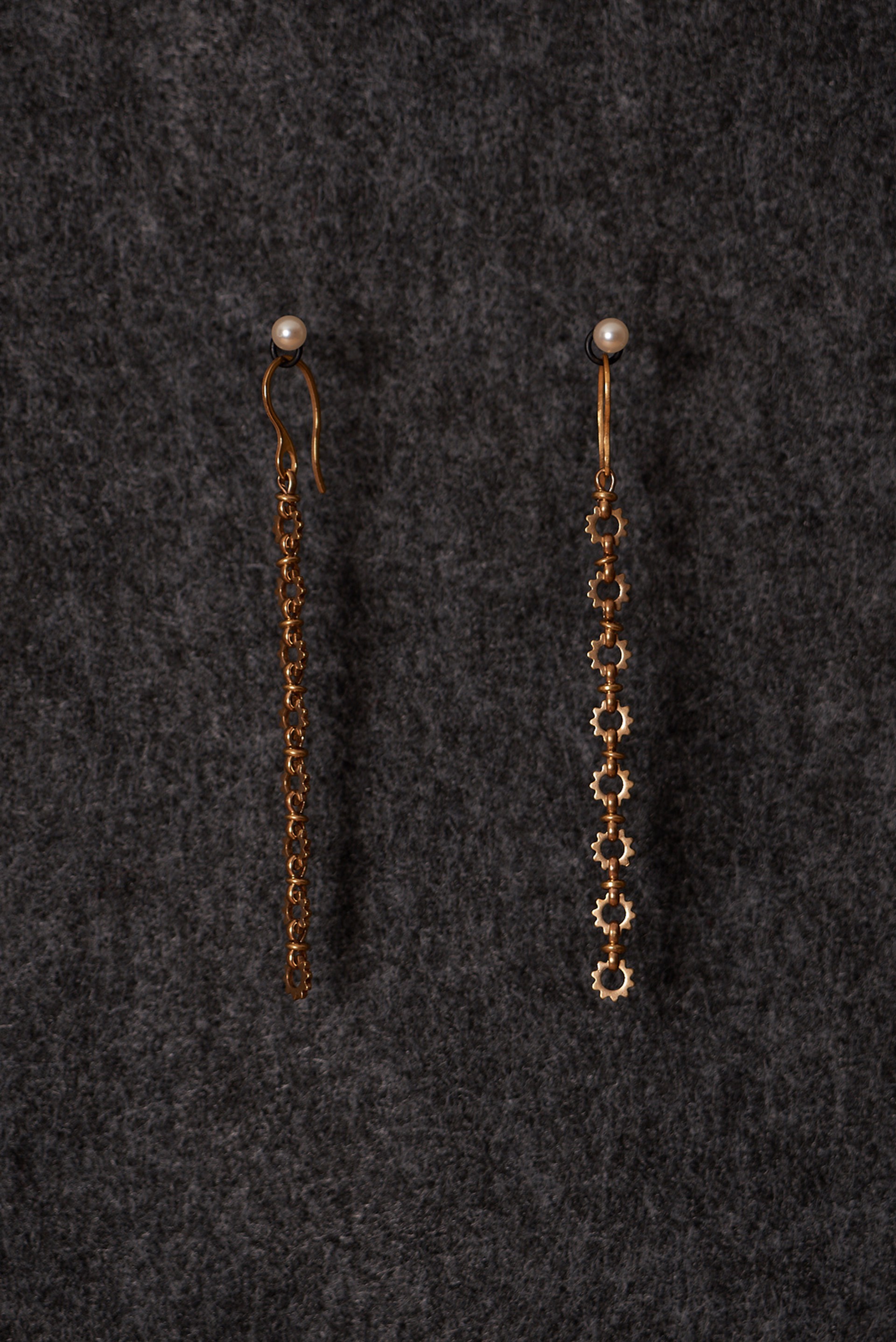 Brass Soleil Earrings by Cameron Johnson