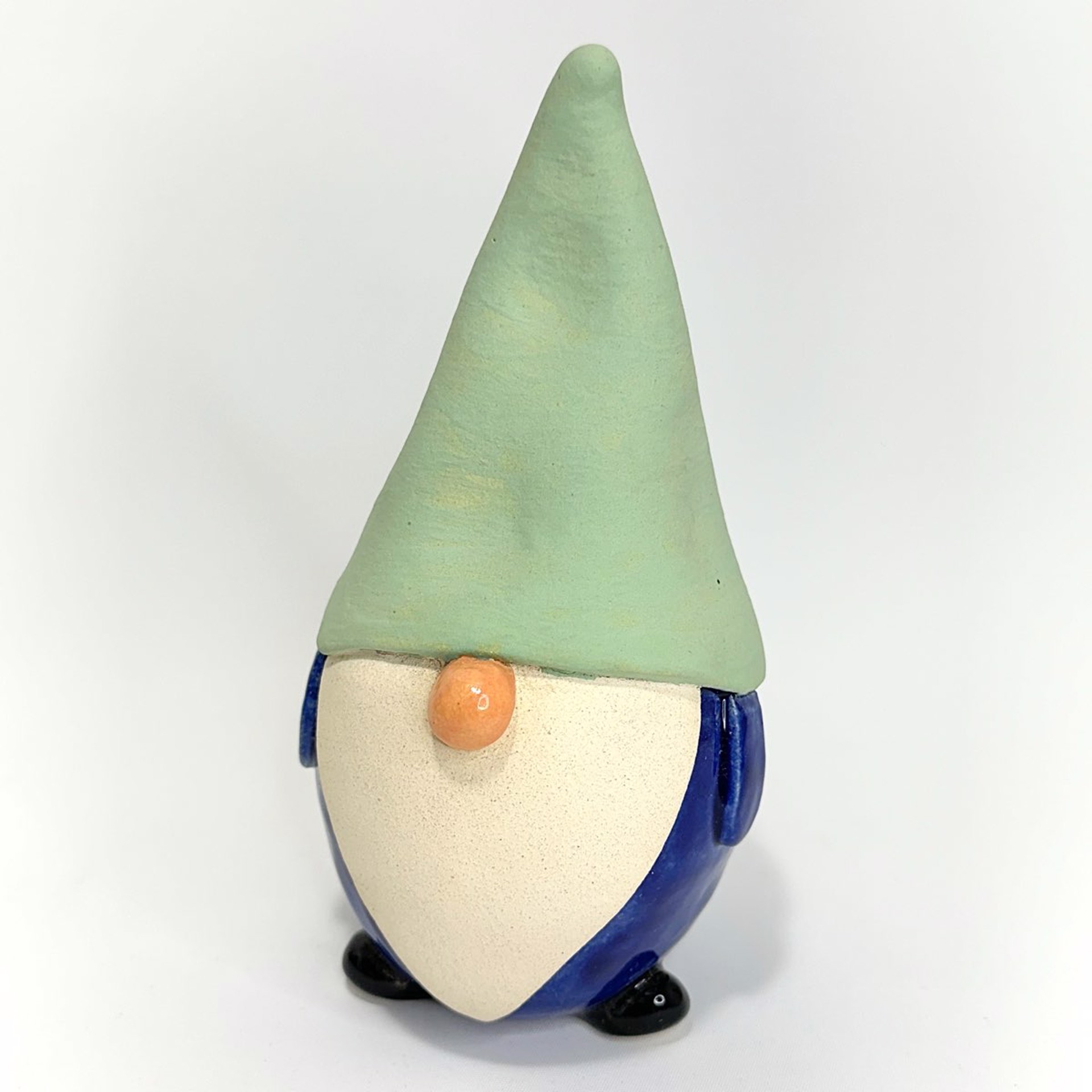 Gnome with Mint Green Hat by Sue Morse