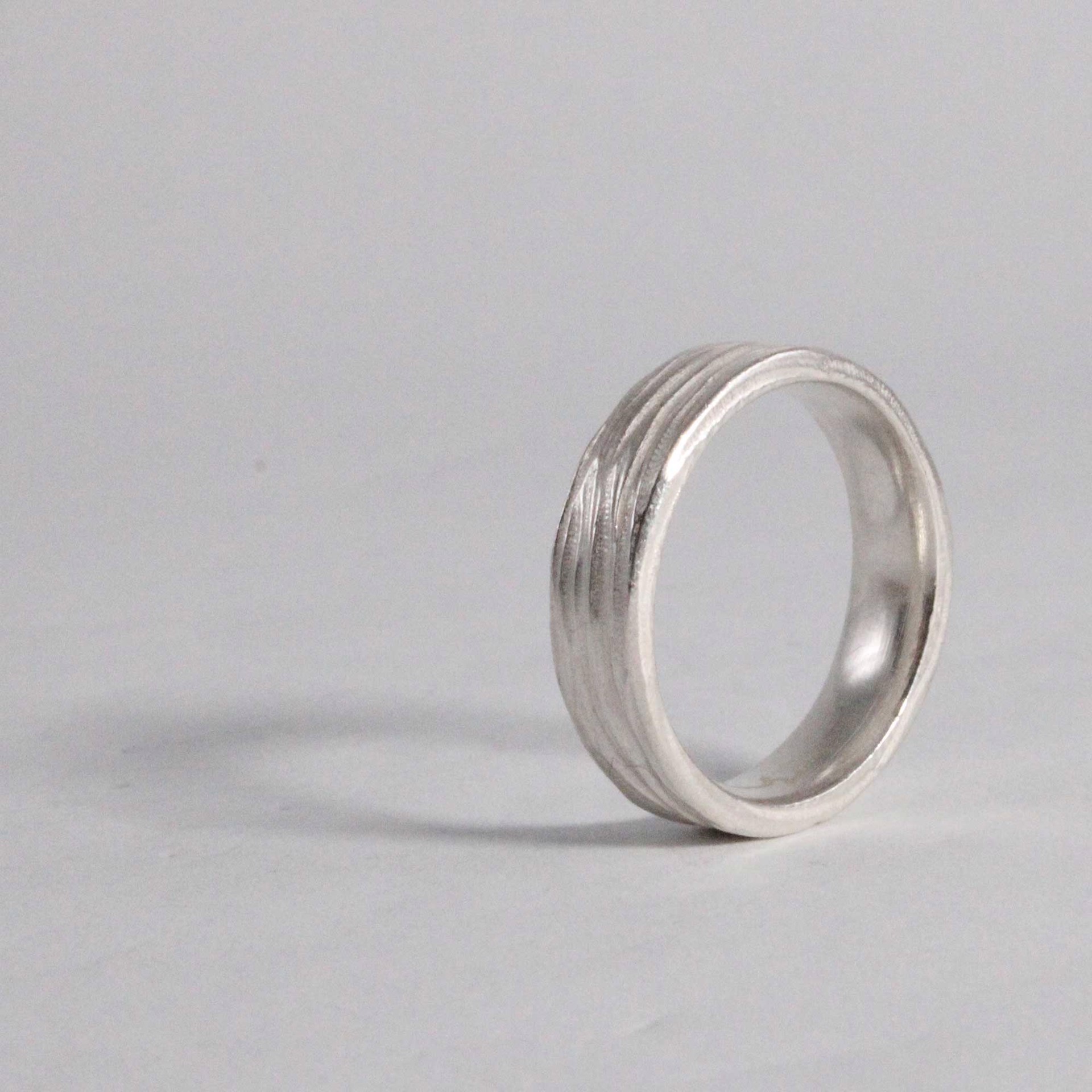 Sterling Horizontal Dig Ring by Dahlia Kanner