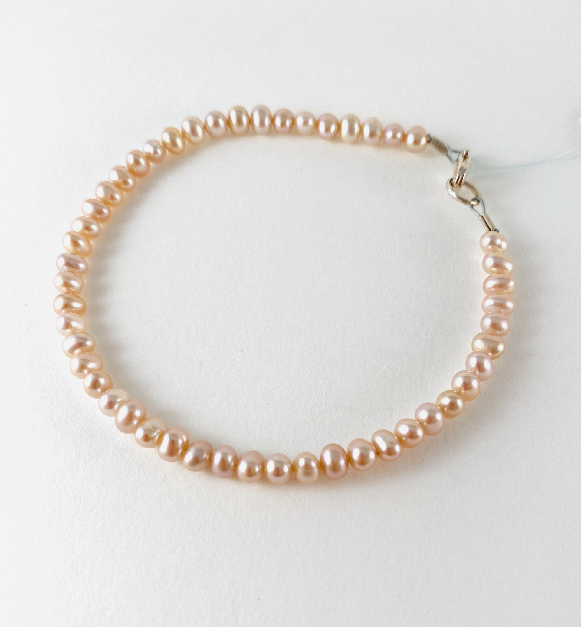 Pink Pearl Bracelet P3 by Nance Trueworthy
