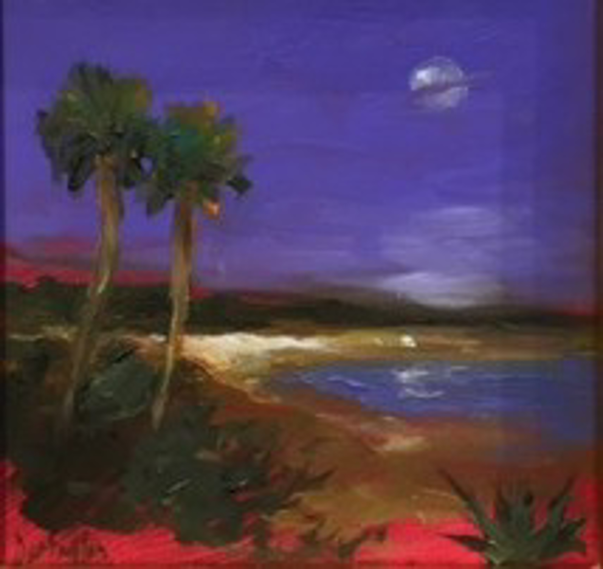Violet Sky Over the Island by Jim Darlington