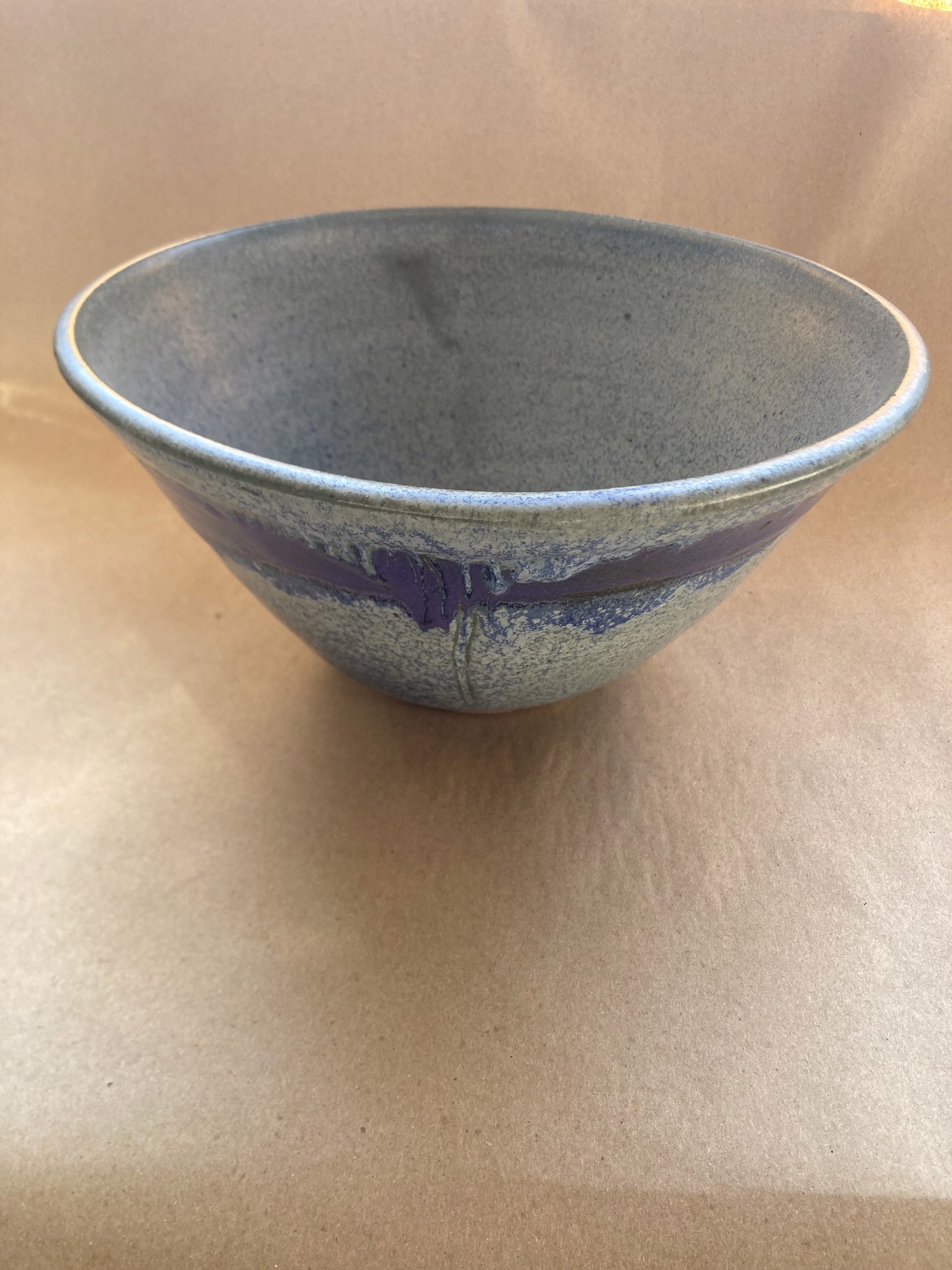 Large Blue Bowl #31 by Sharon Scrattish
