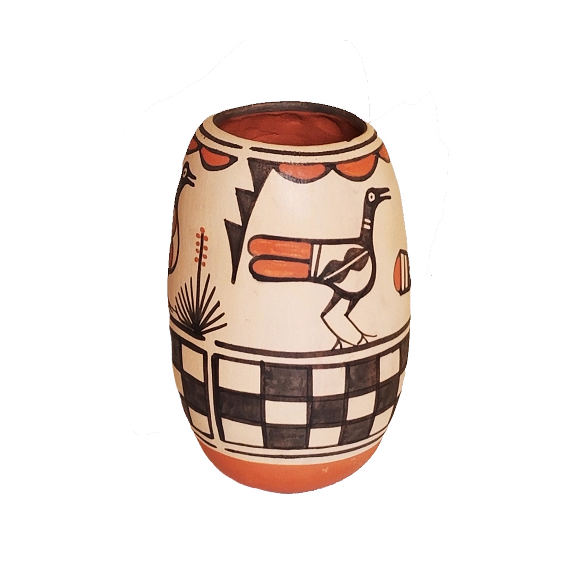Santo Domingo Bird Vase by Robert Tenorio