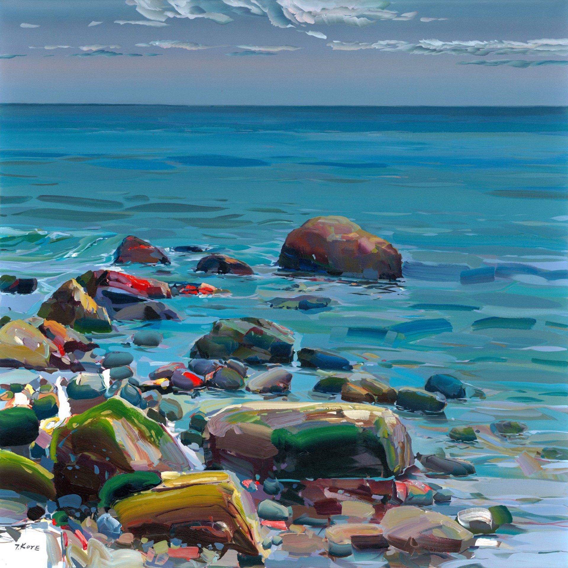 Ocean Rocks by Josef Kote