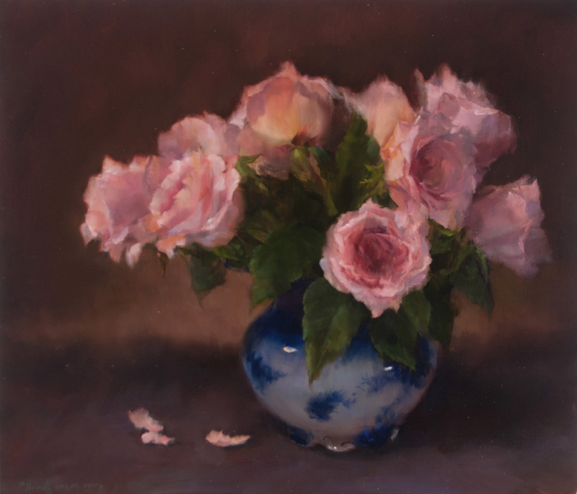 Bouquet in Blue by Pamela Newell