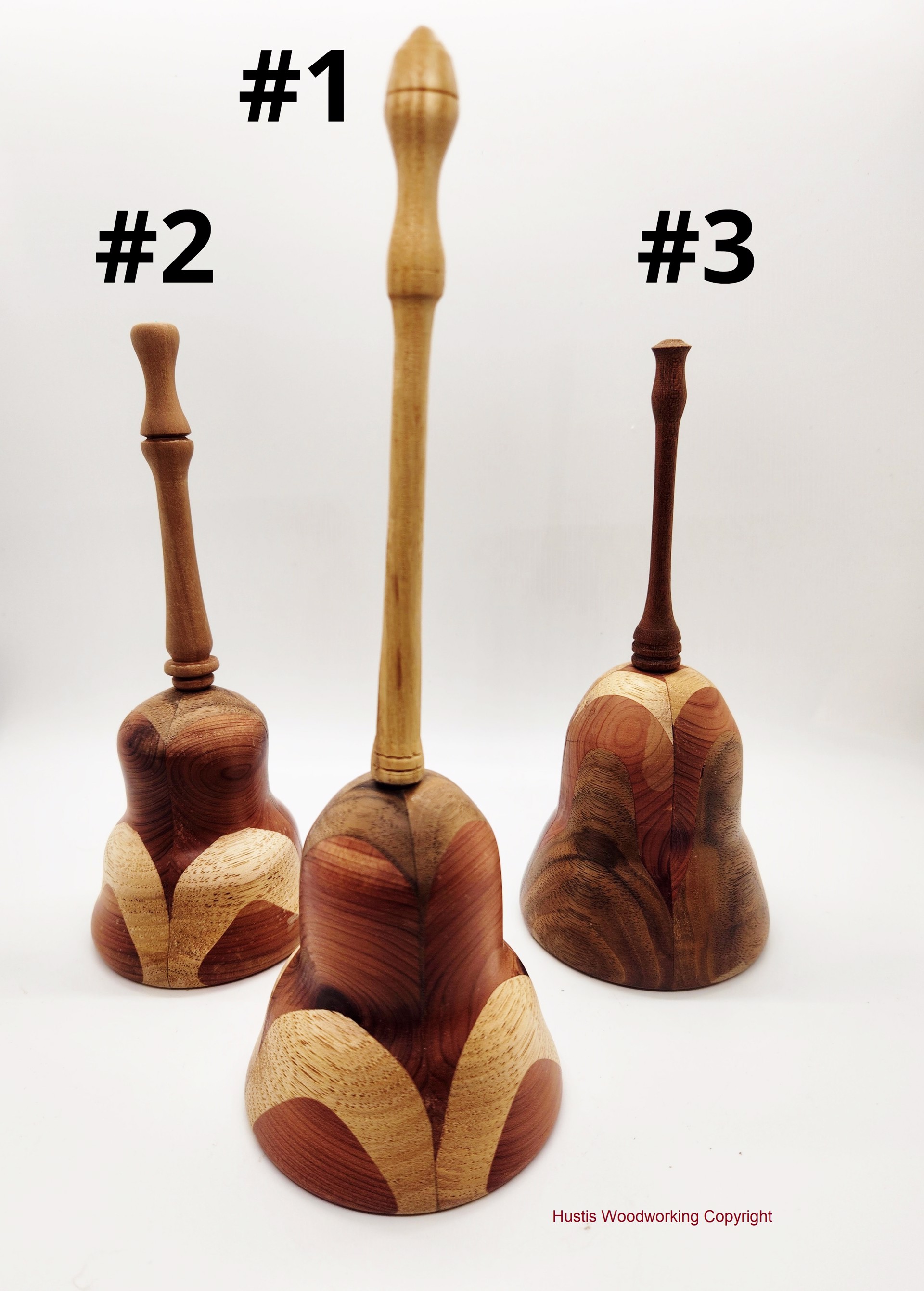 Bell (Segmented Wood) #3 by Mark Hustis