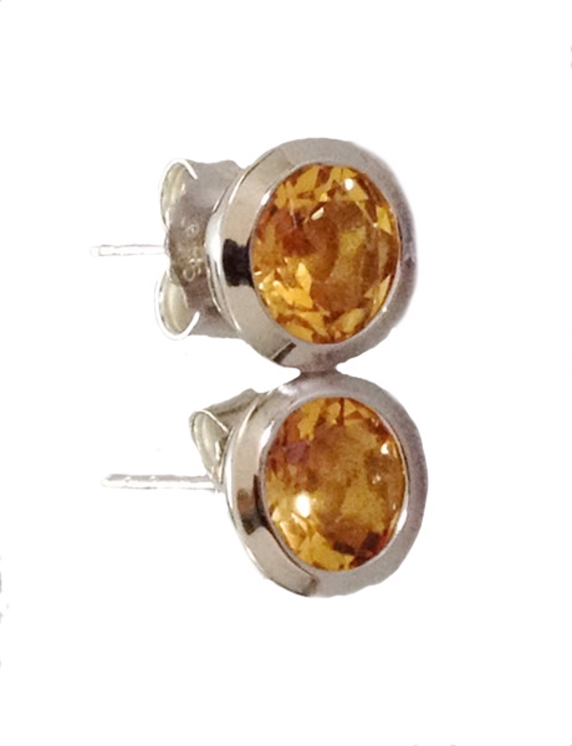 Earrings - Sterling Silver & Citrine E3136CT by Joryel Vera