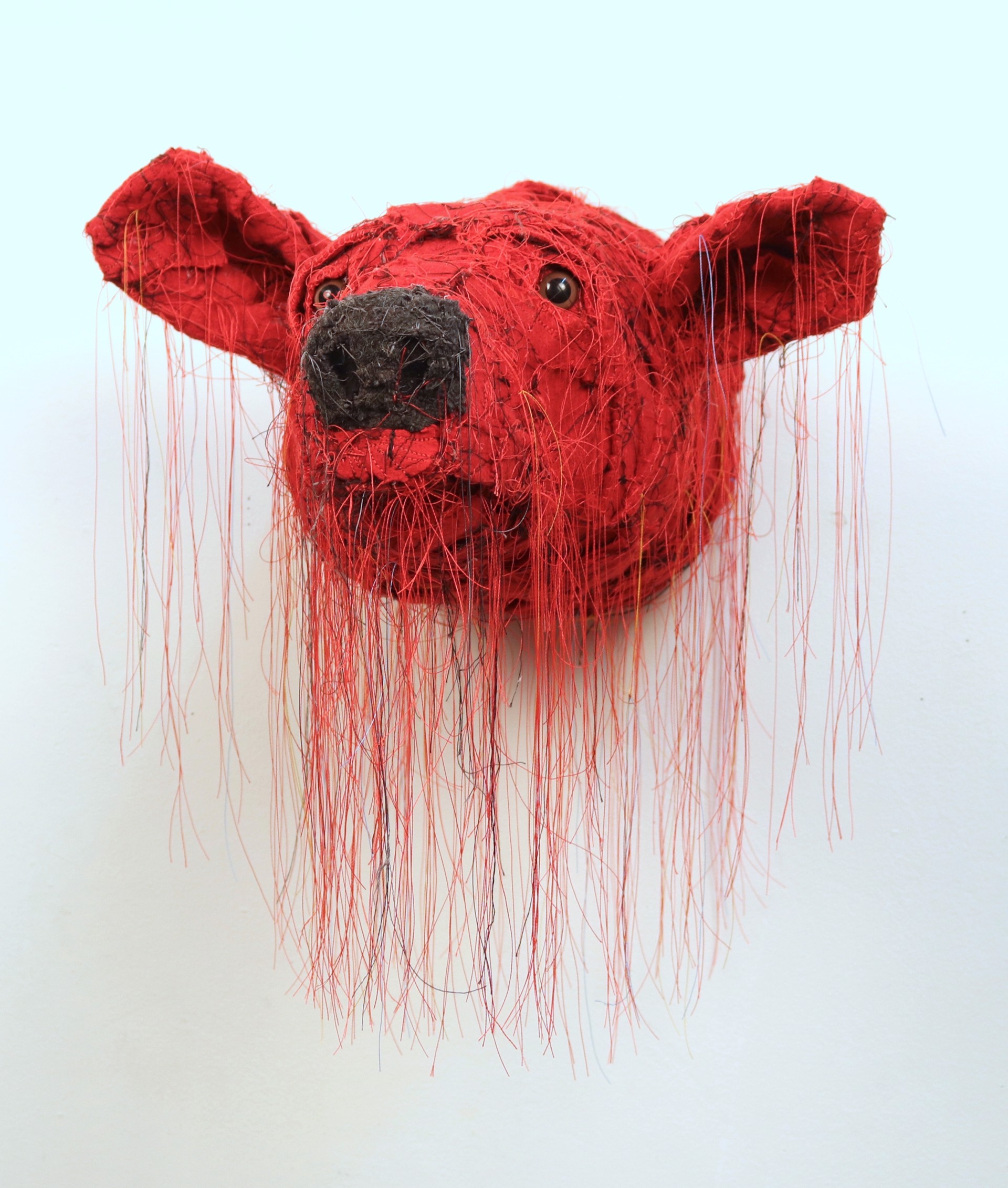 Untitled (Red Bear Head 2) by Robb Putnam