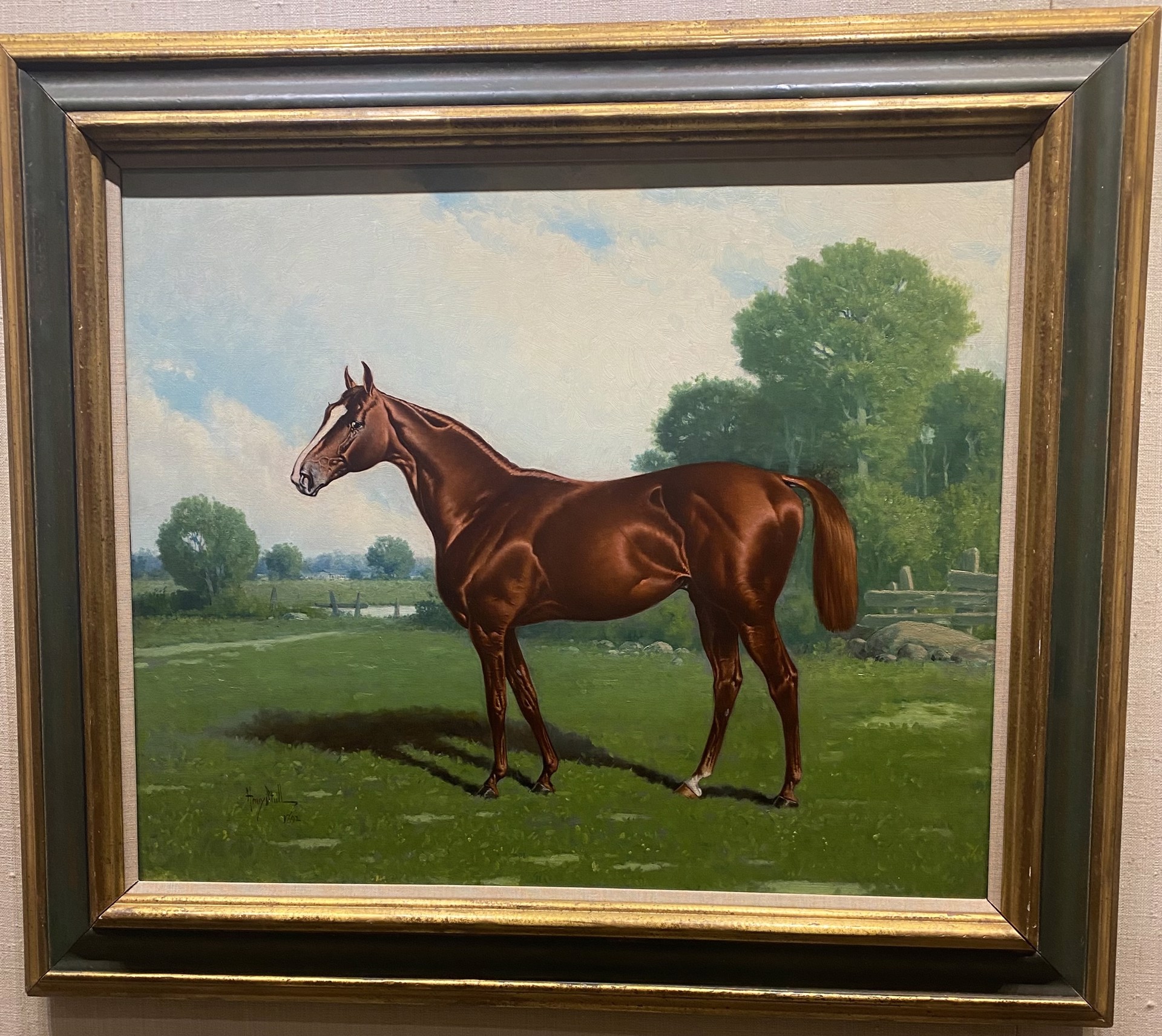 RACE MARE, 1892 by Henry Stull