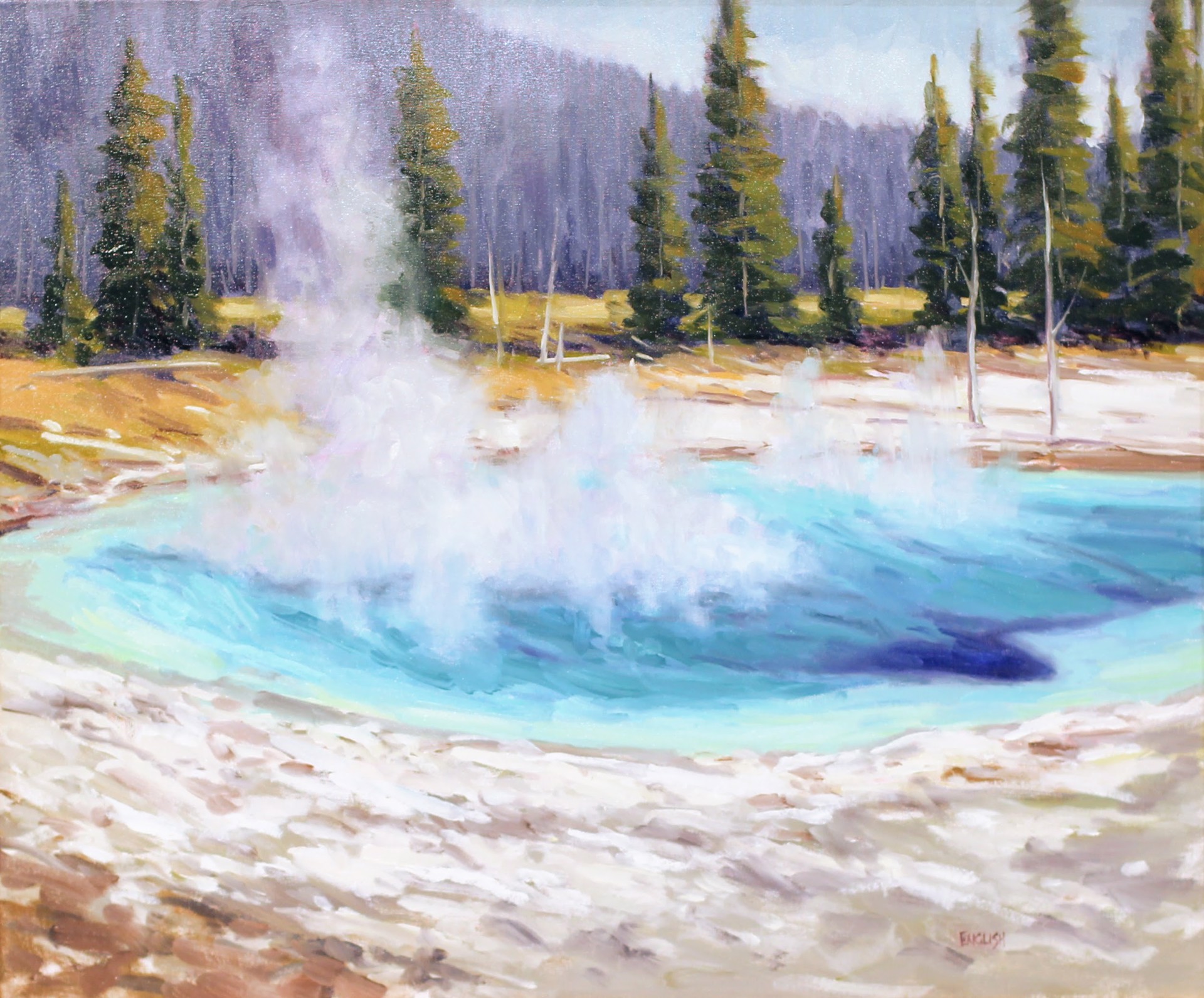 Yellowstone Hot Pot by Thomas English