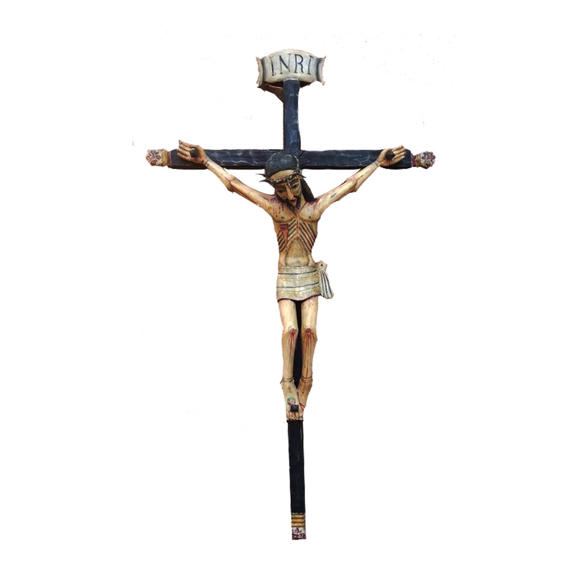 Crucifix Bulto by Gustavo Victor Goler