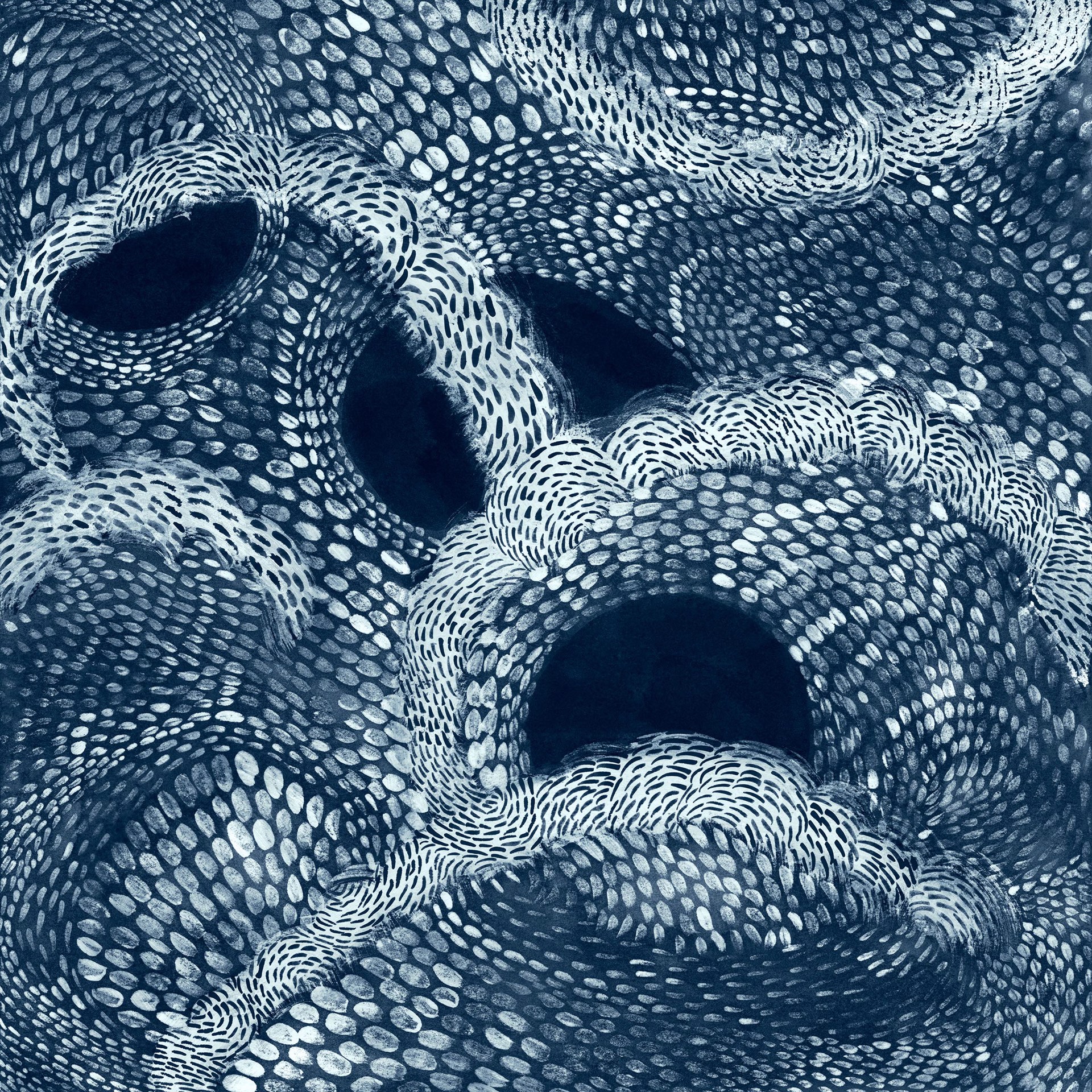 Indigo Waves I by Renee Stramel