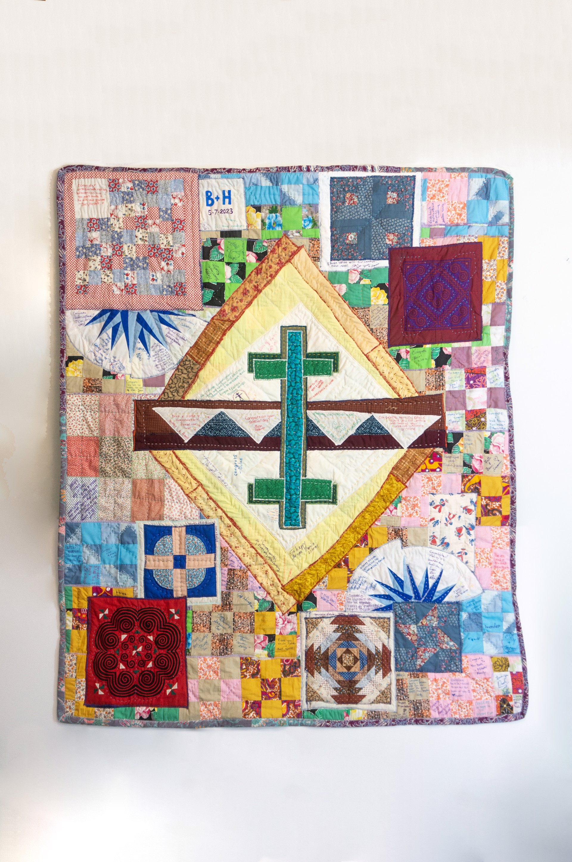 Intertwined (Wedding Quilt) by Hattie Lee Mendoza