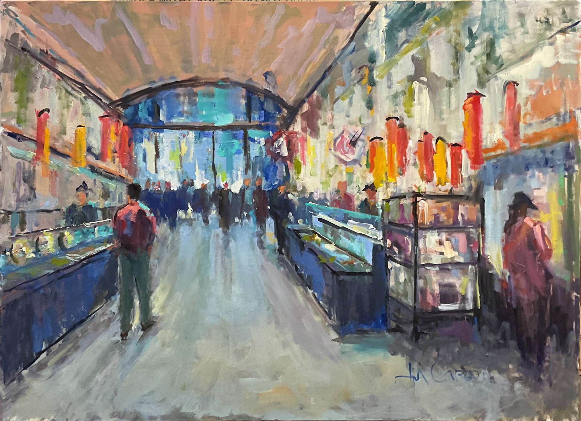 "Grand Central" original oil painting by Jim Carson