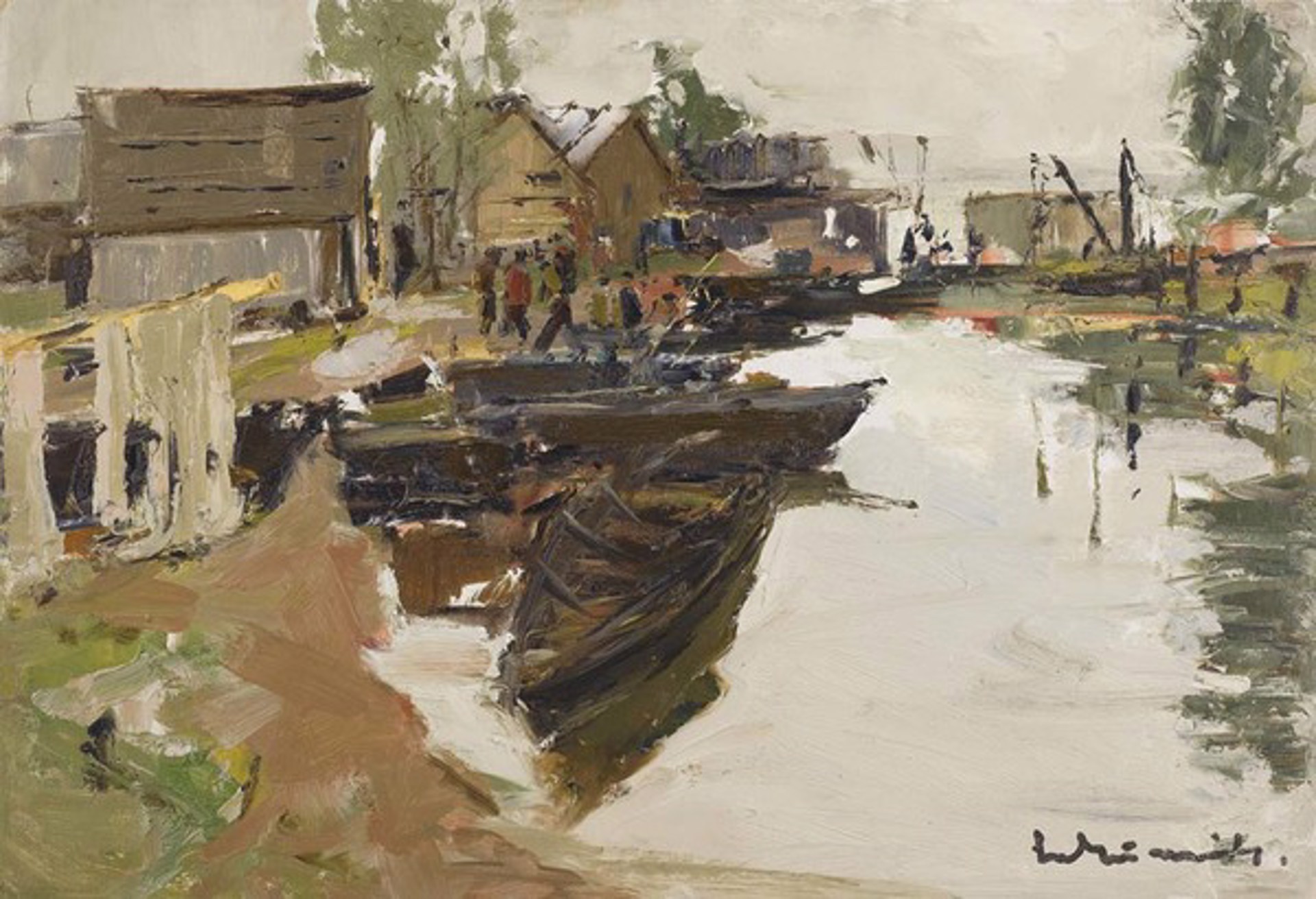 Fishing Port by Laimodot Murniek