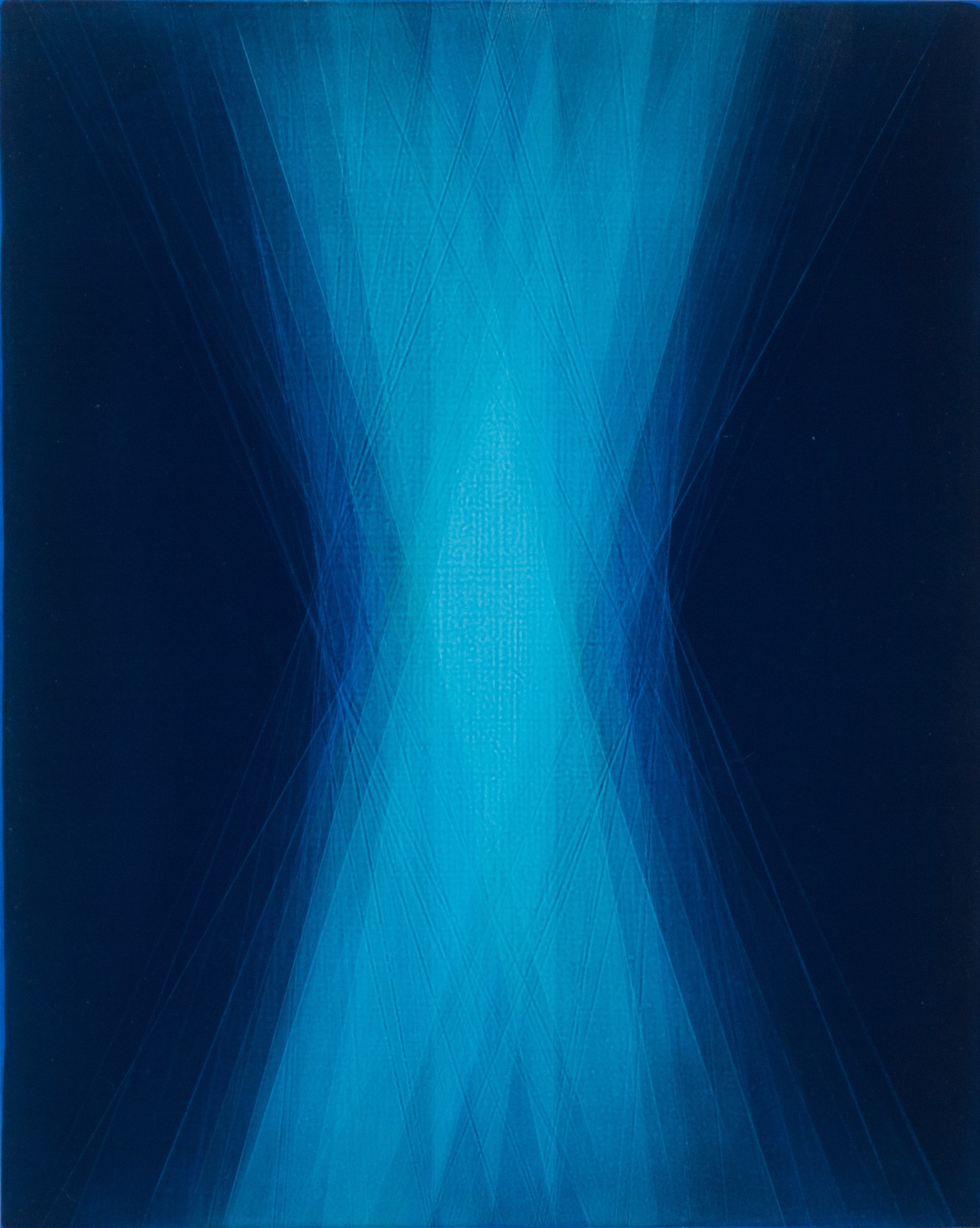 Spaces in Between (Phthalo Blue) by Bernadette Jiyong Frank