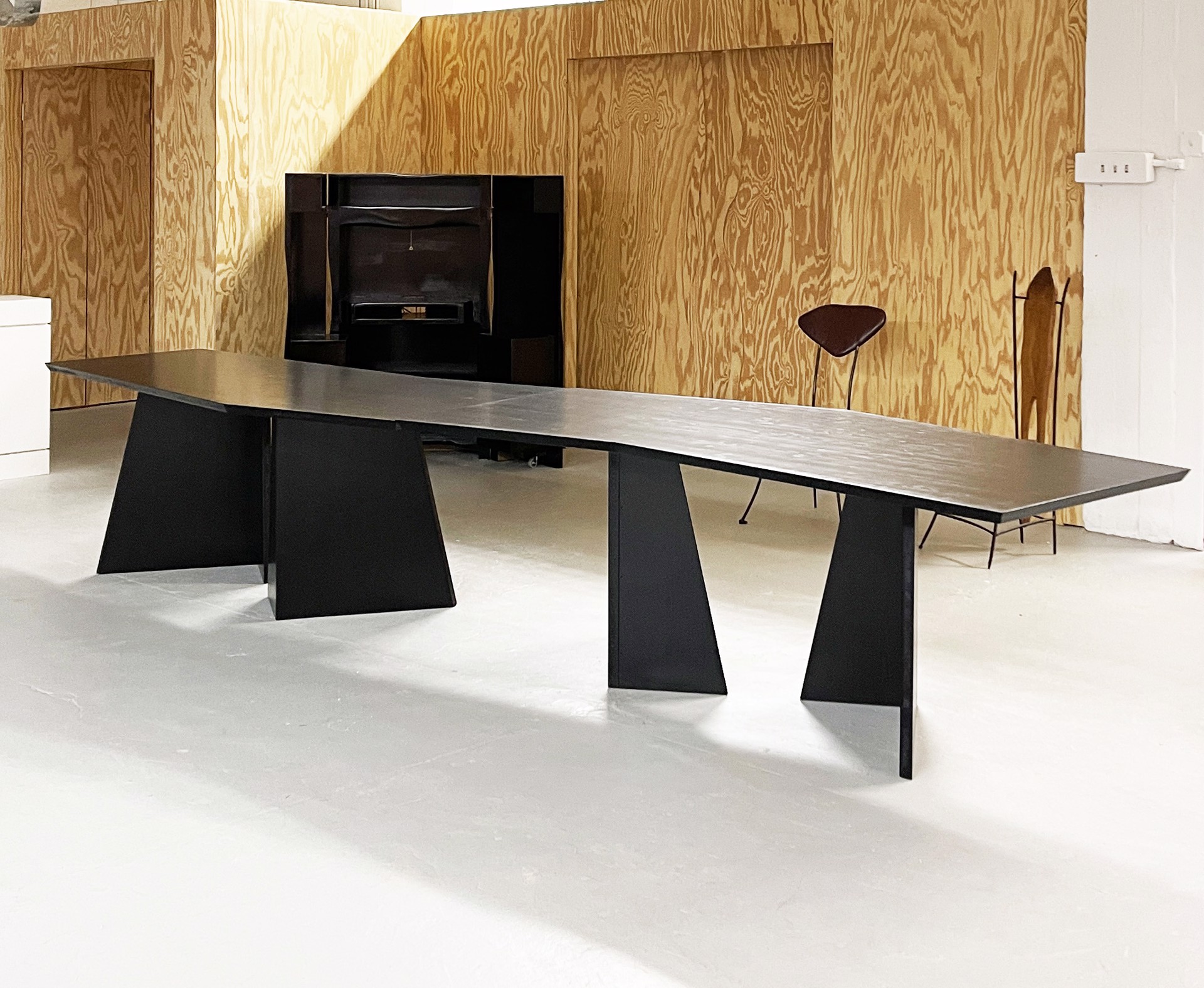 Double Dining Table / Desk "Nazca" by Jacques Jarrige