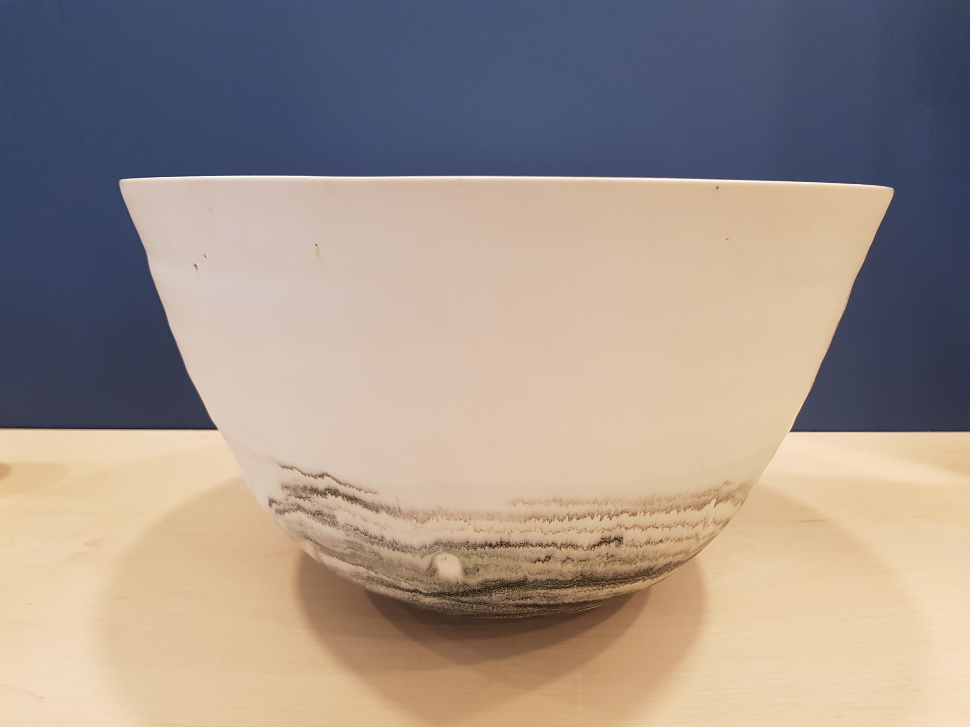 Large Charcoal Bottom Bowl by Kyra Cane