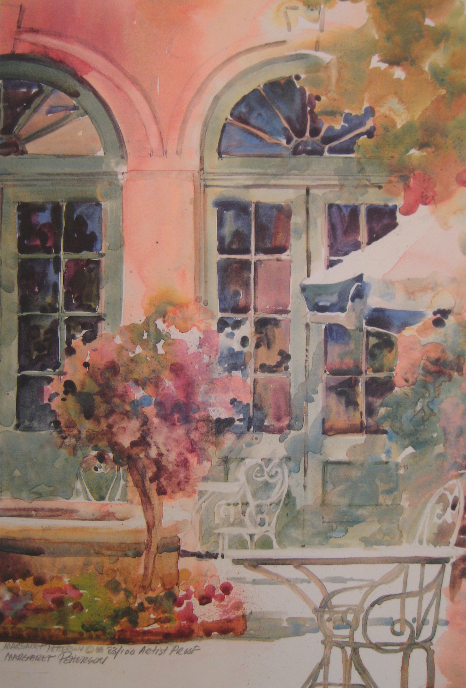 Courtyard by Margaret Petterson