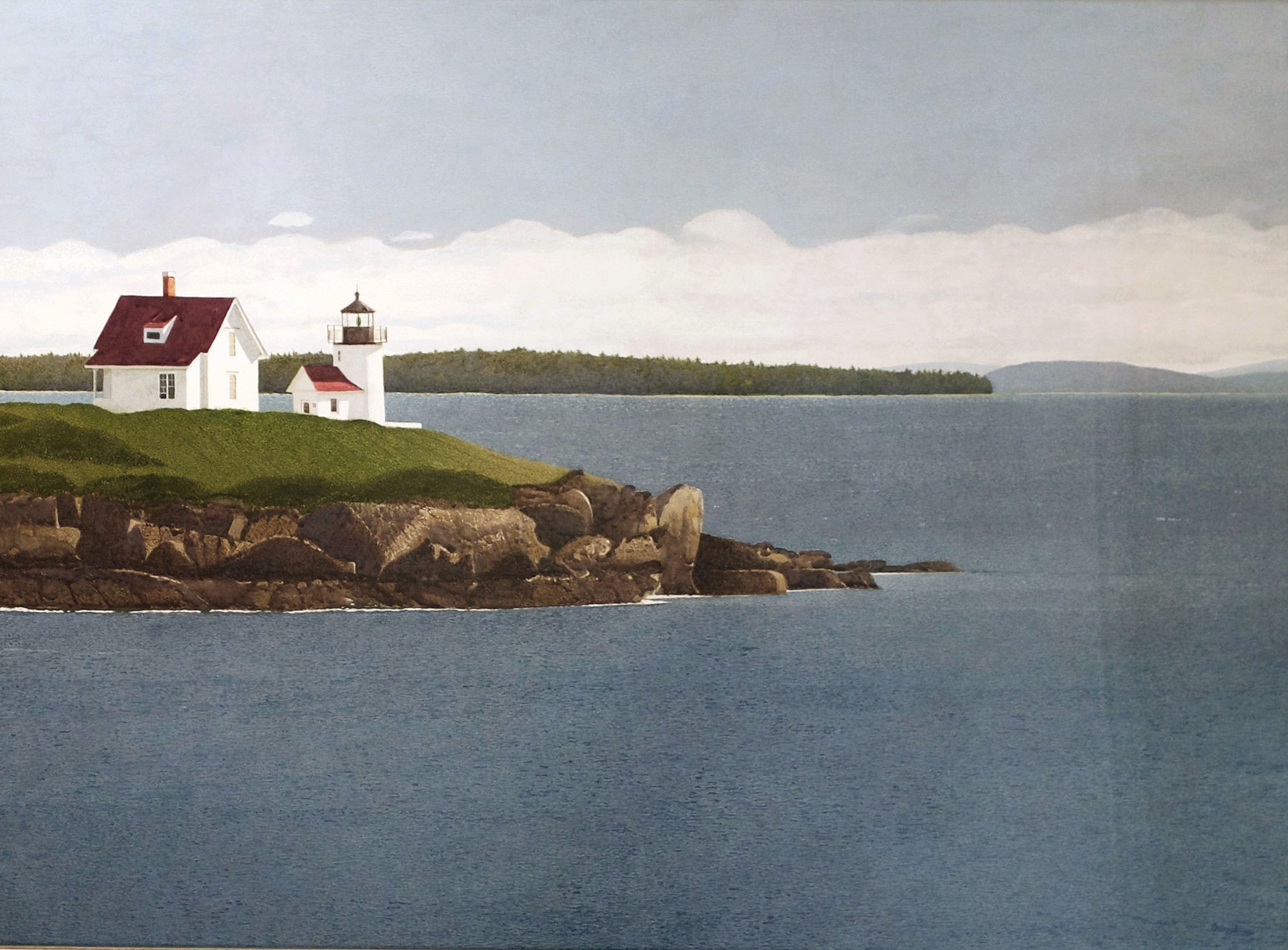 Island Lighthouse by Gary Akers