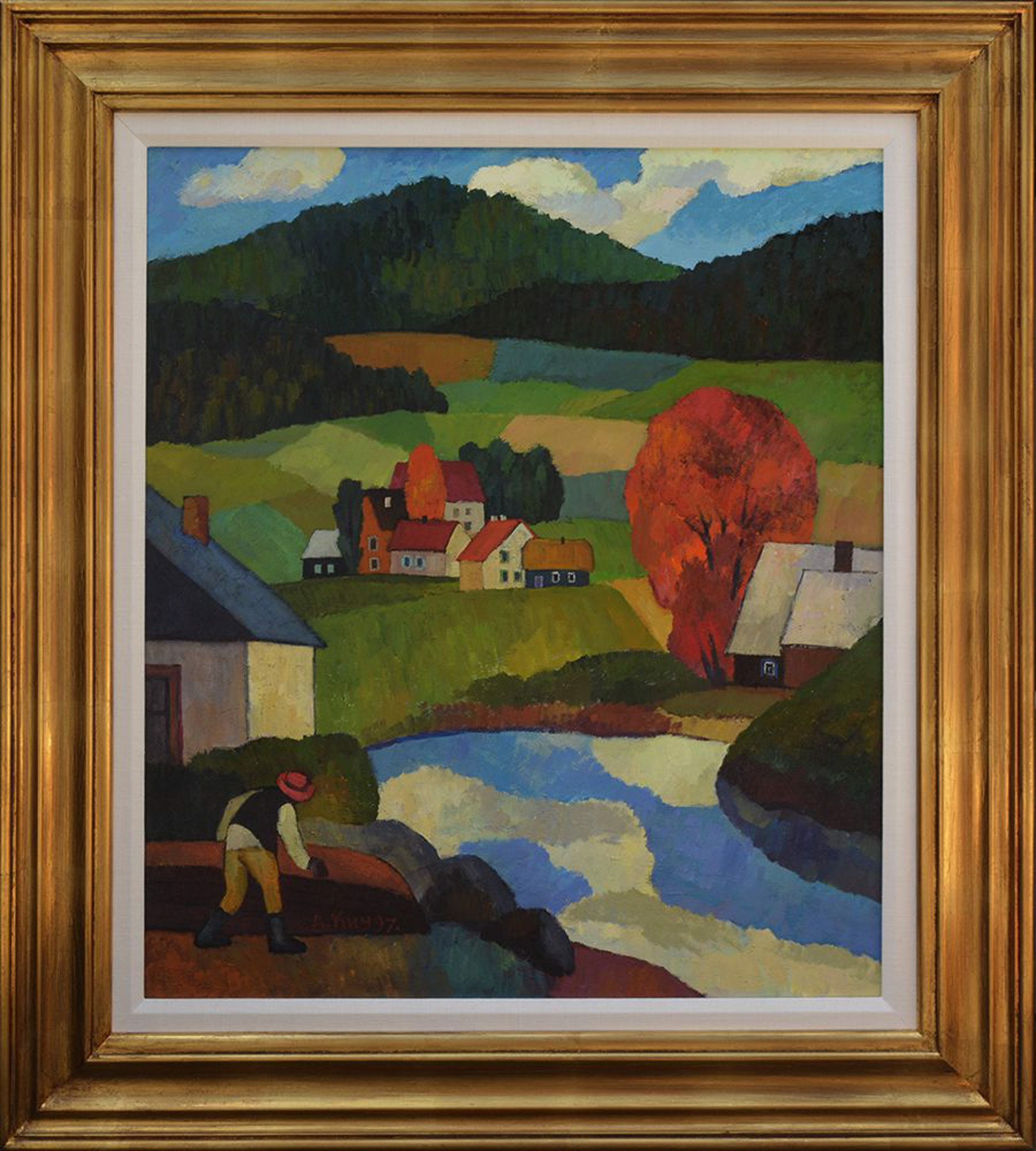 Andrei Kioresku, Farmer In Foreground by Secondary Offerings