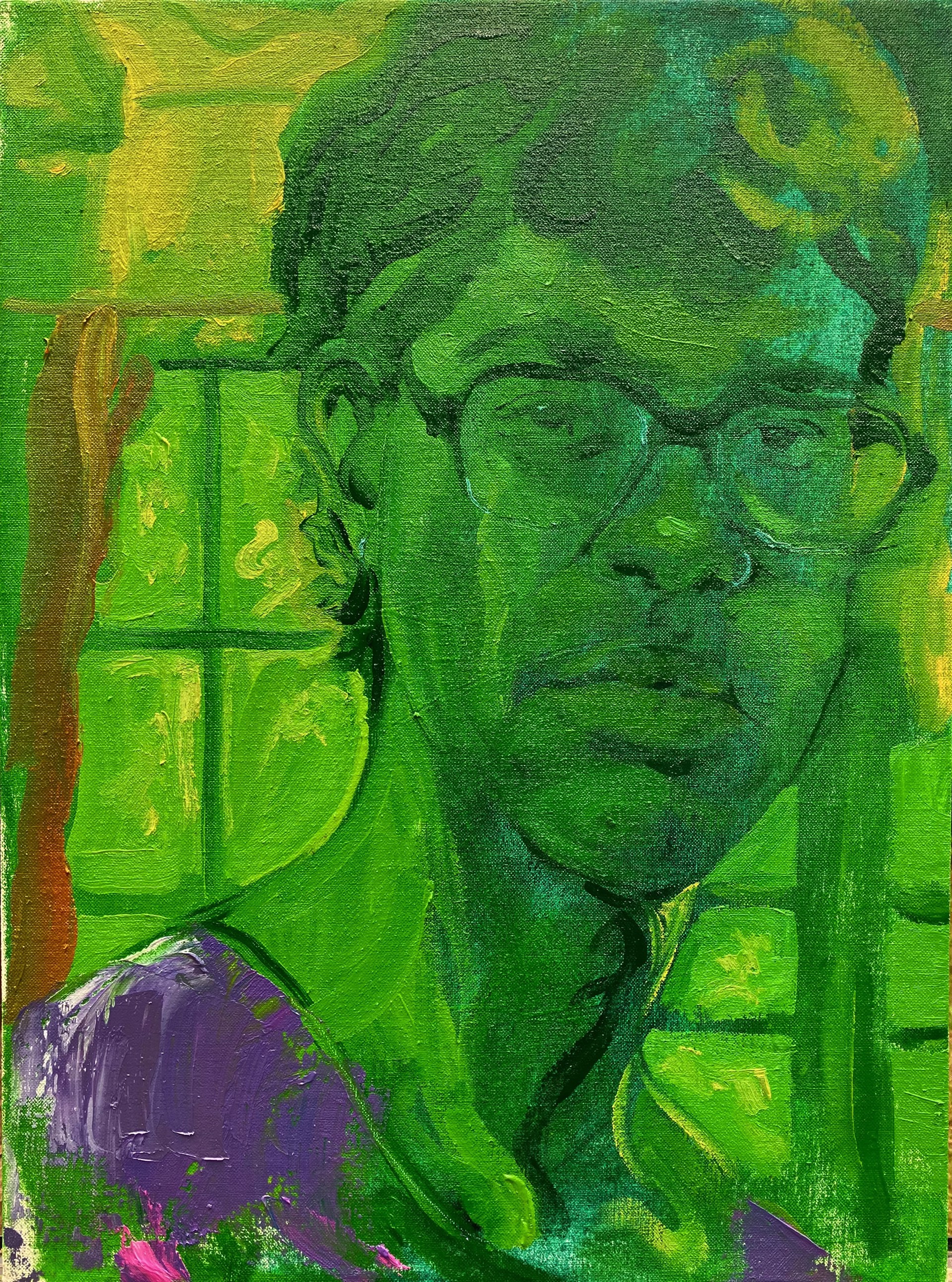 Myself, in Green by Holden Willard