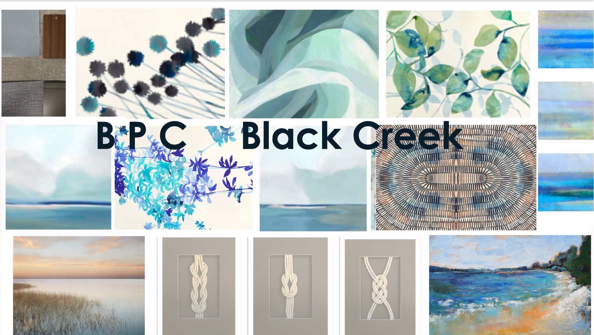 BPC- Blk Creek 9 framed prints on Canvas by Printwork