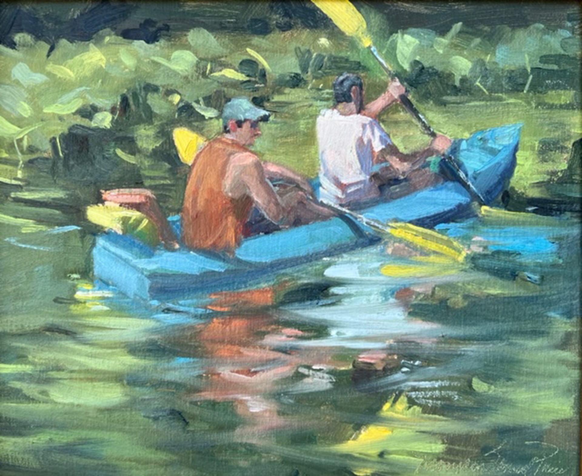Paddling Upstream by Morgan Samuel Price