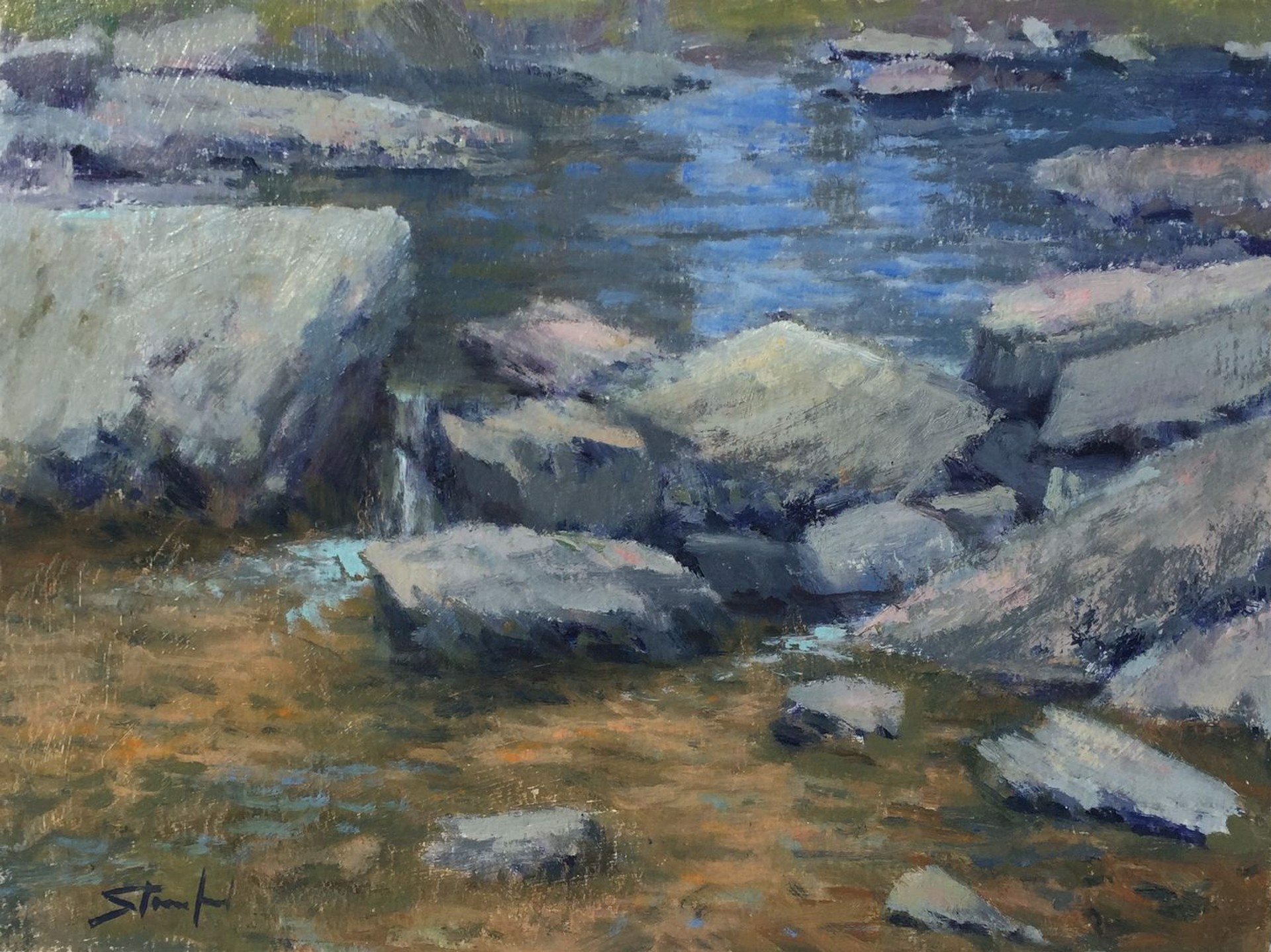 Toccoa River, Georgia by John Stanford