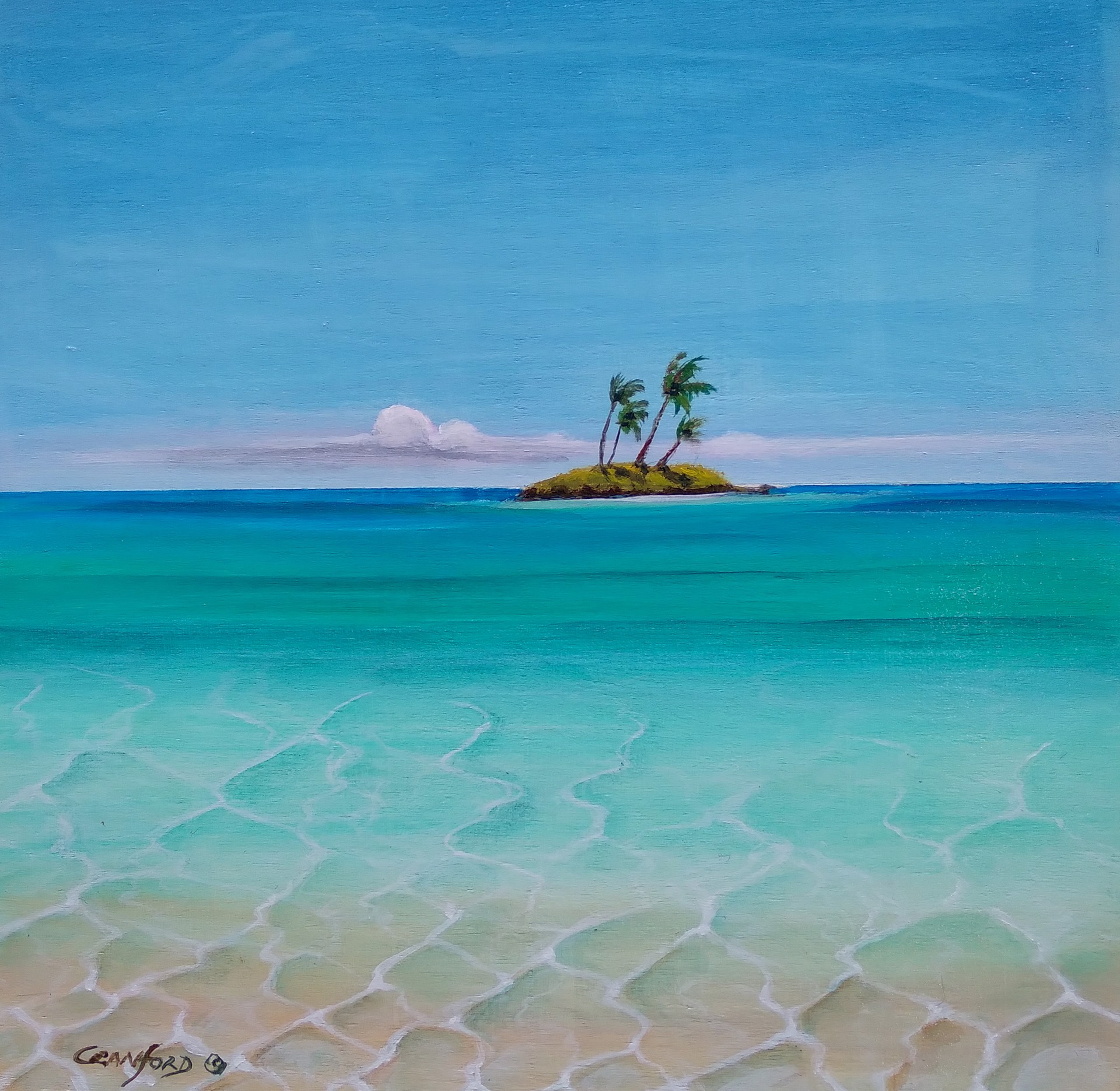 Isle off Kahala Beach Mandarin Hotel by Catherine Cranford