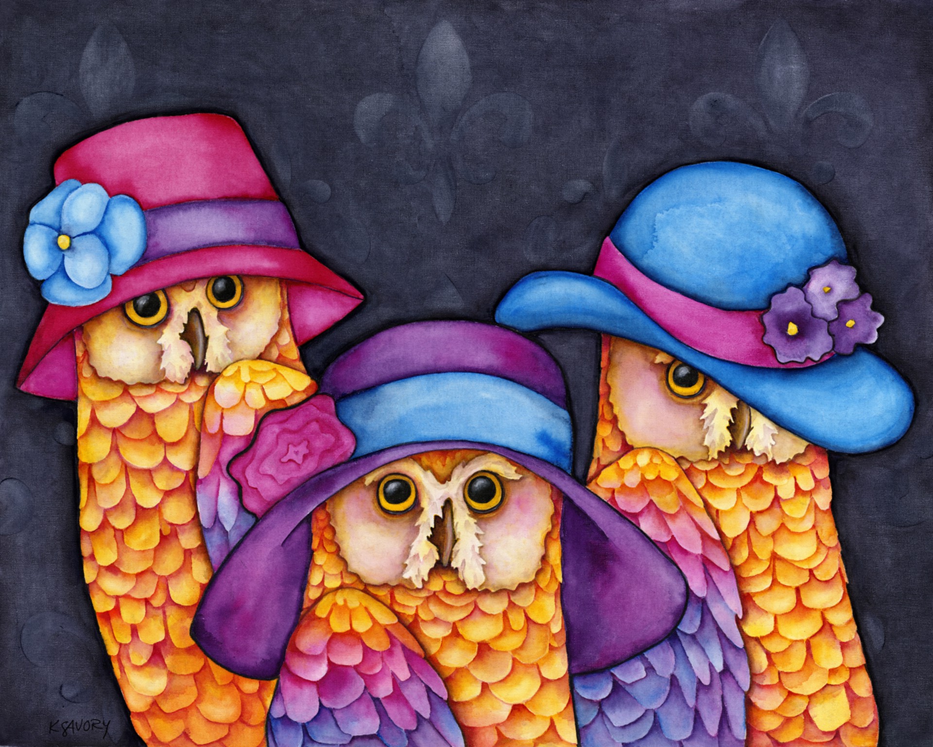 The Rare Hooded Owls of Whooville by Karen Savory