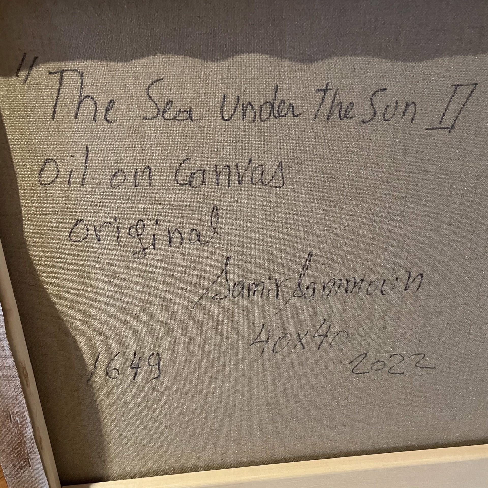 The Sea under The Sun II by Samir Sammoun
