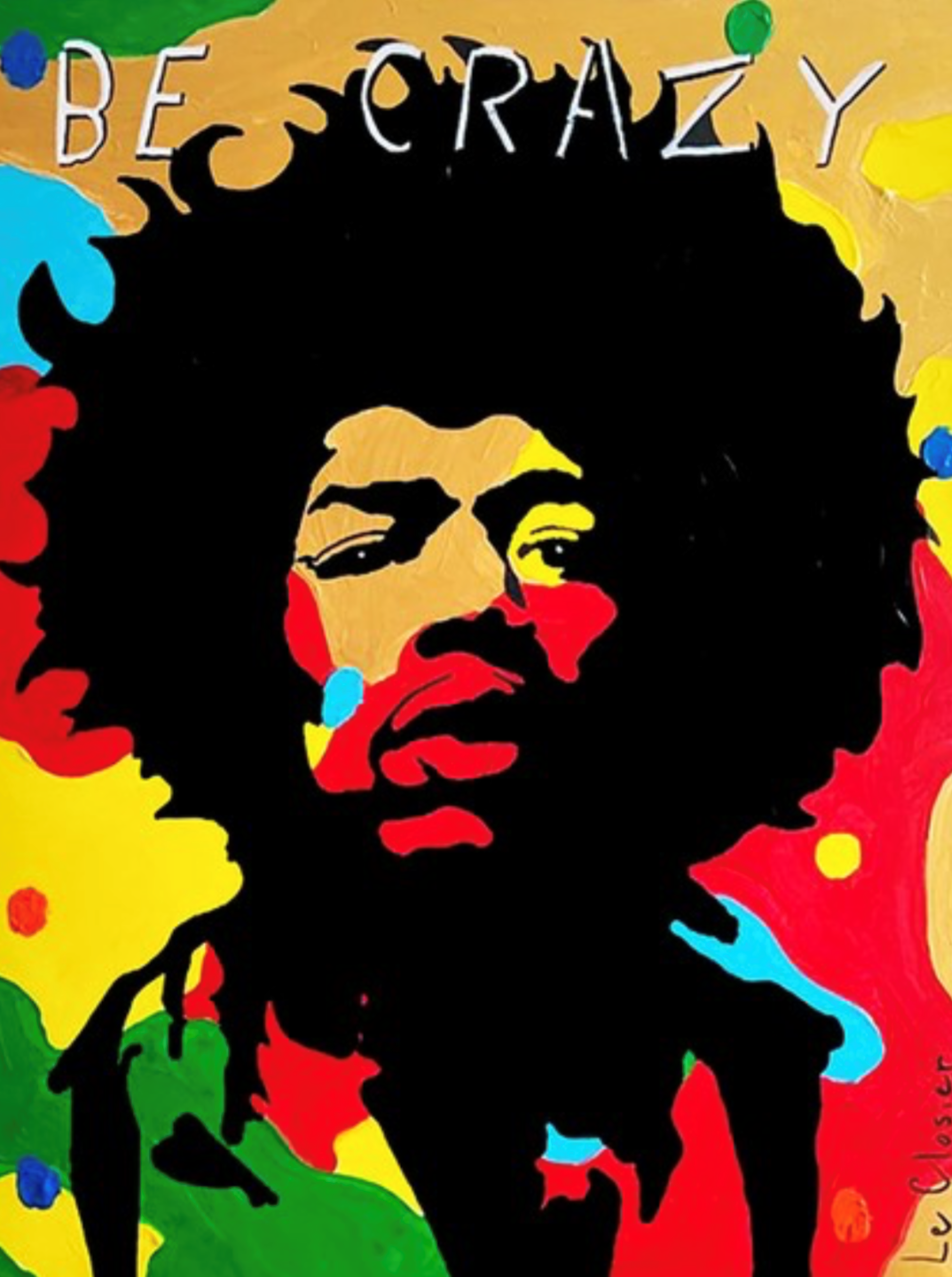 Jimi Hendrix by Philippe le Closier