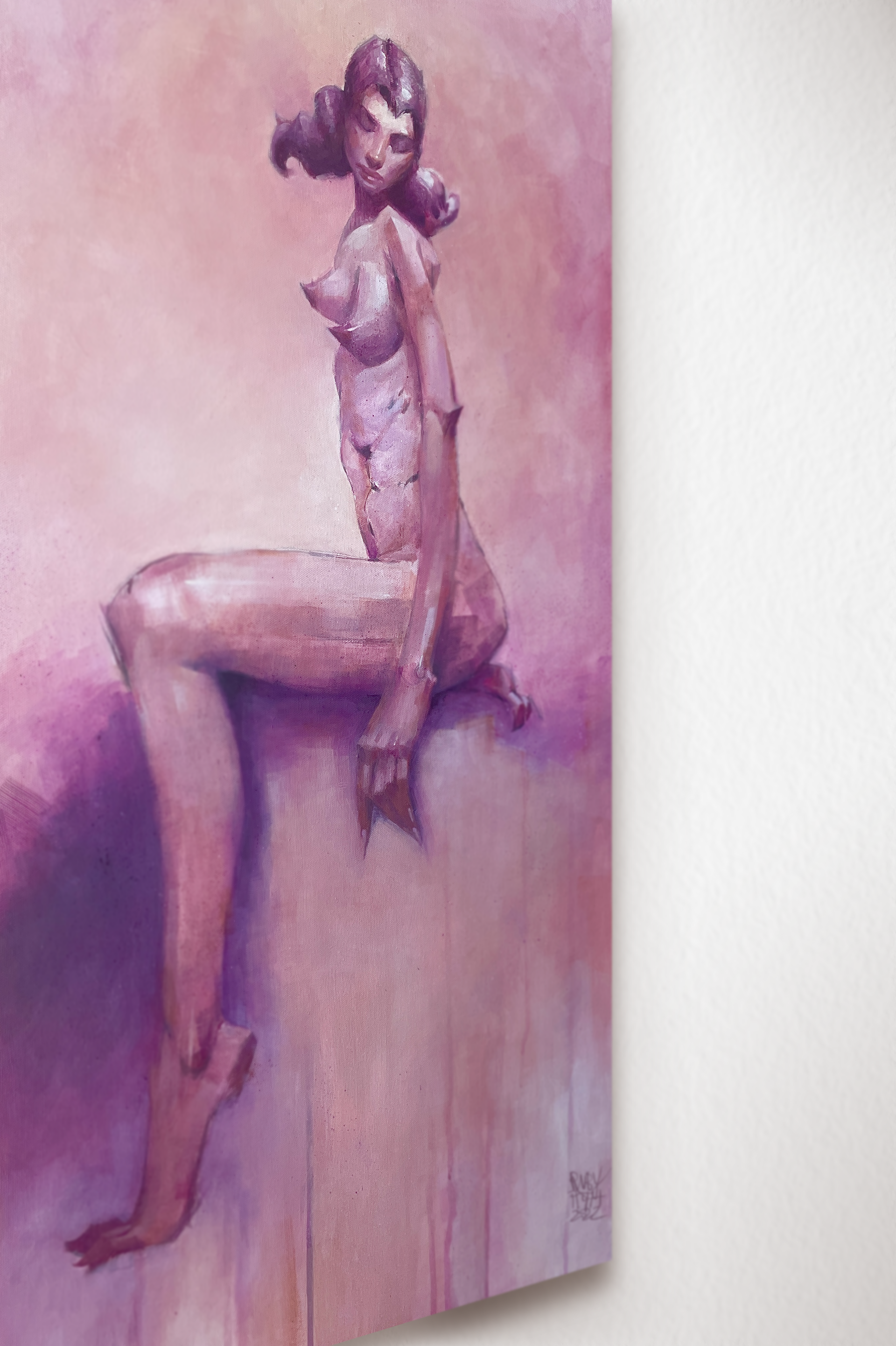 Figure in Pink by Ruby Roth