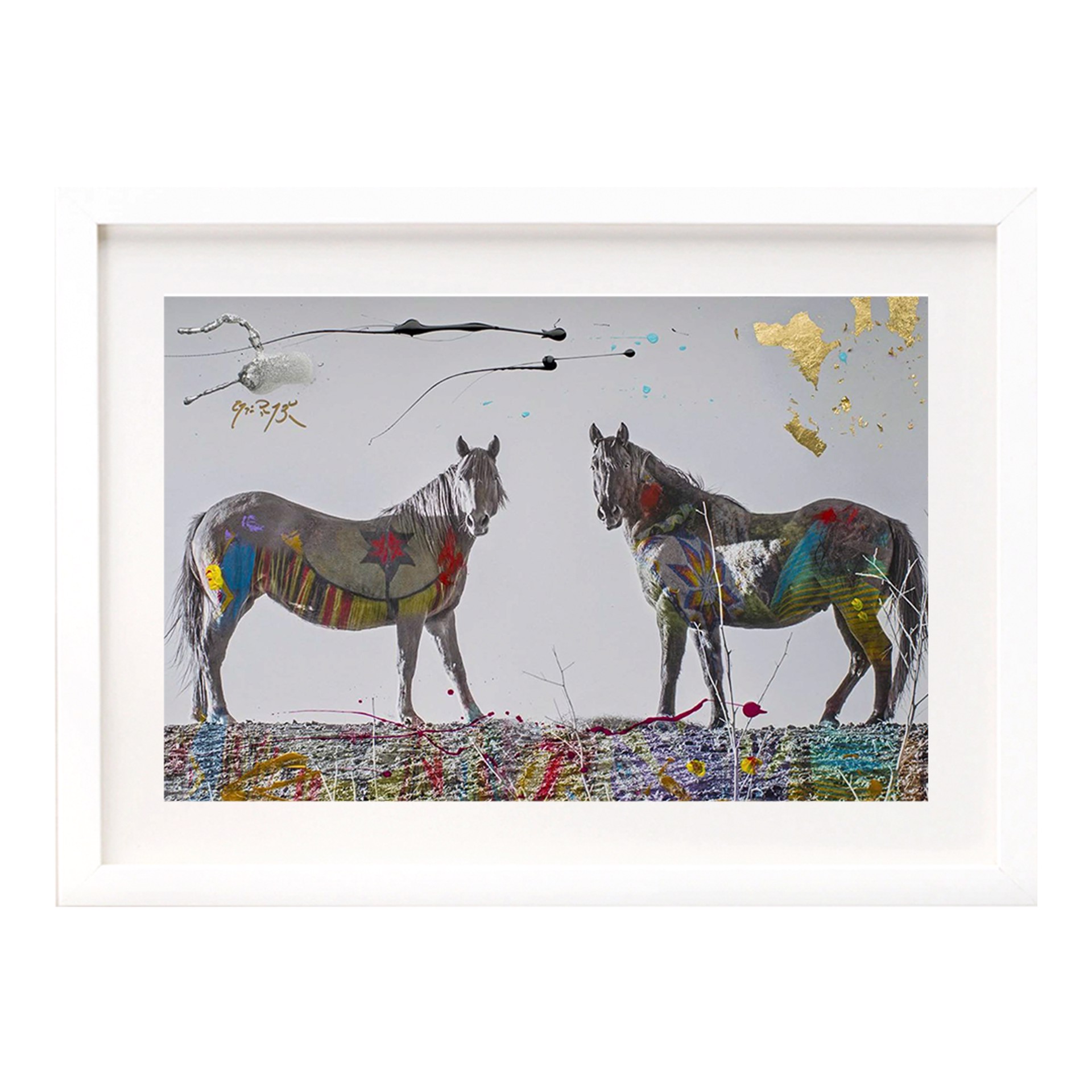Horse Duet (Utah) by Arno Elias