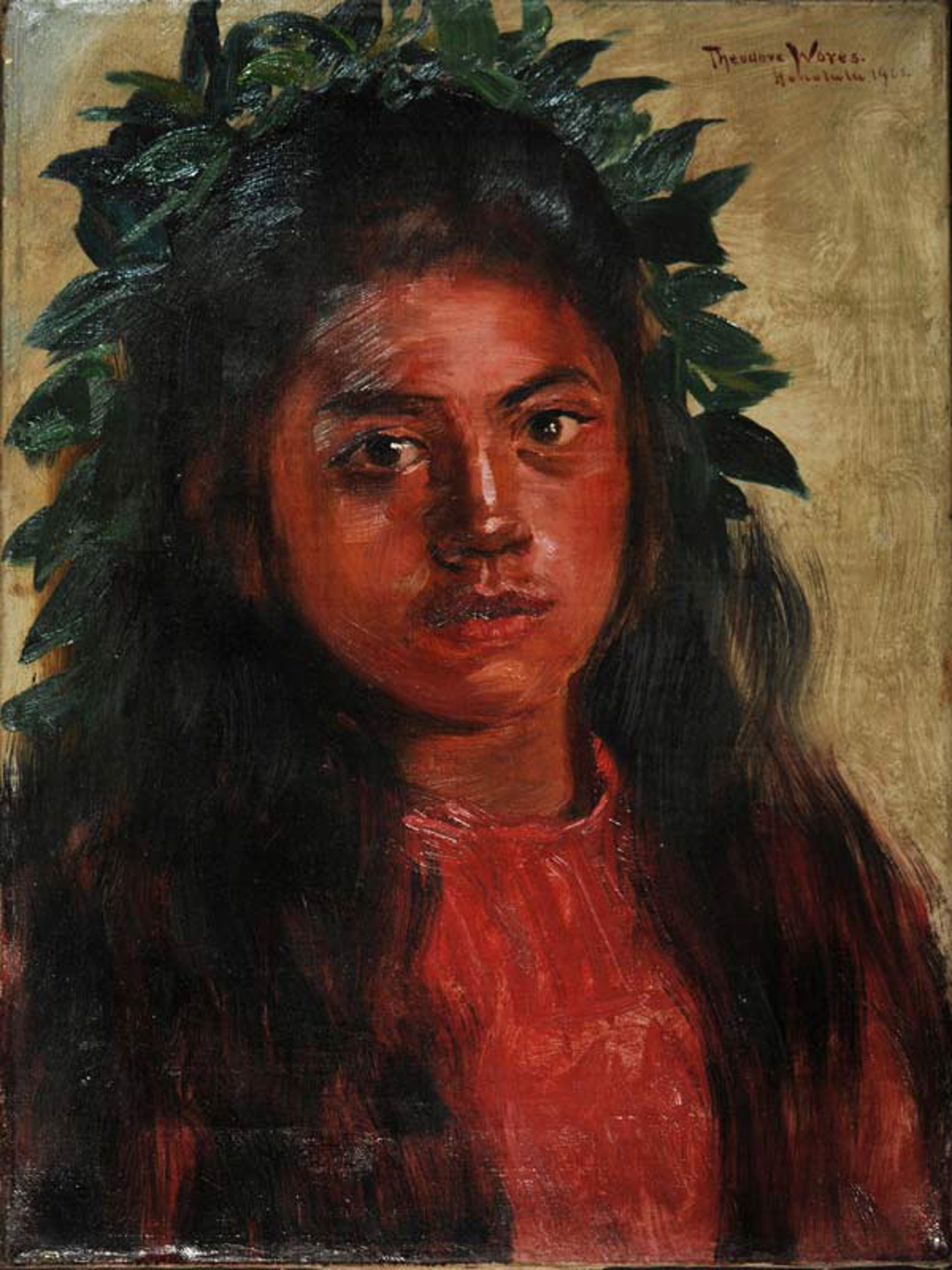 Hawaiian Girl by Theodore Wores
