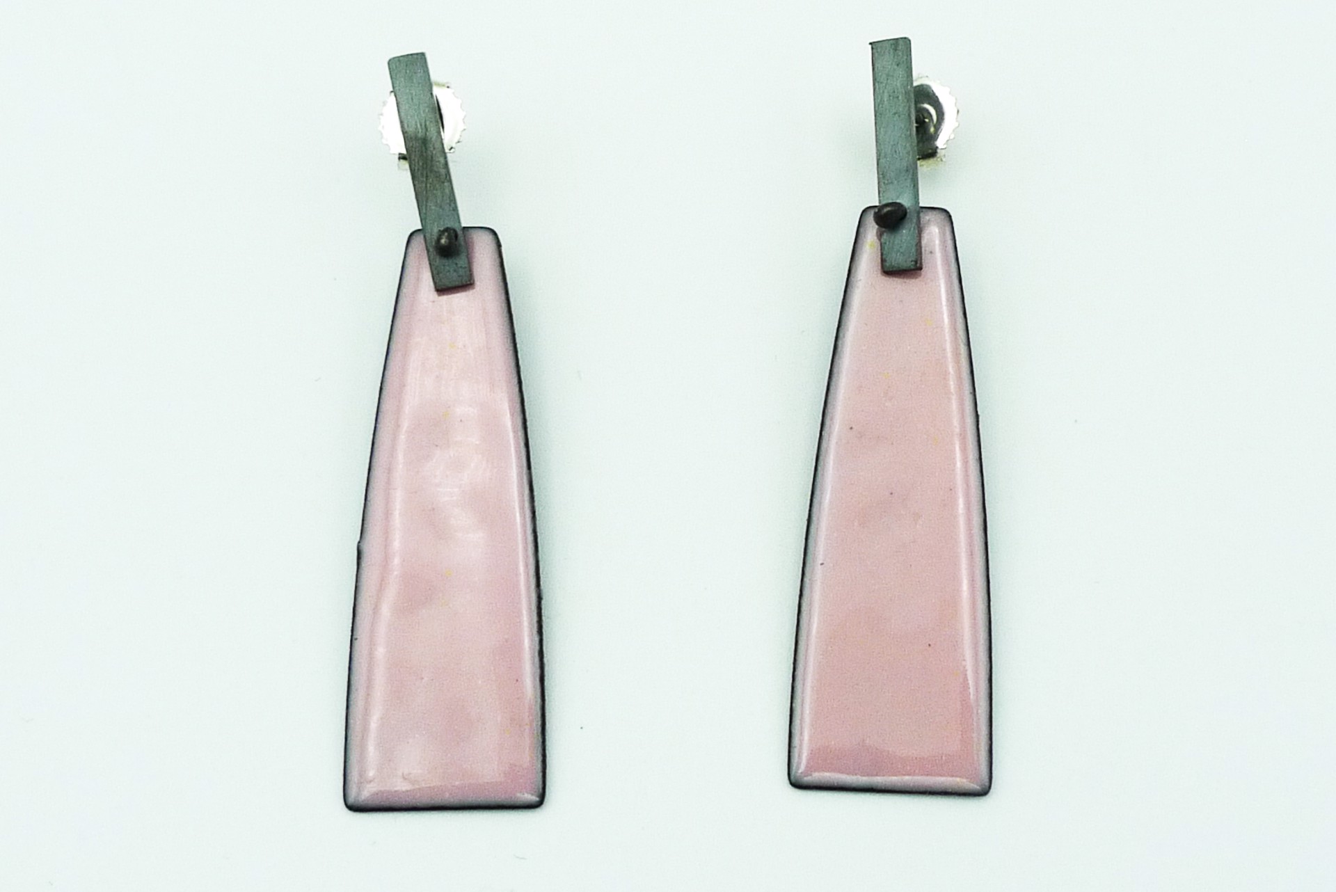 Pink Skinny Post Earrings by Lauren Markley