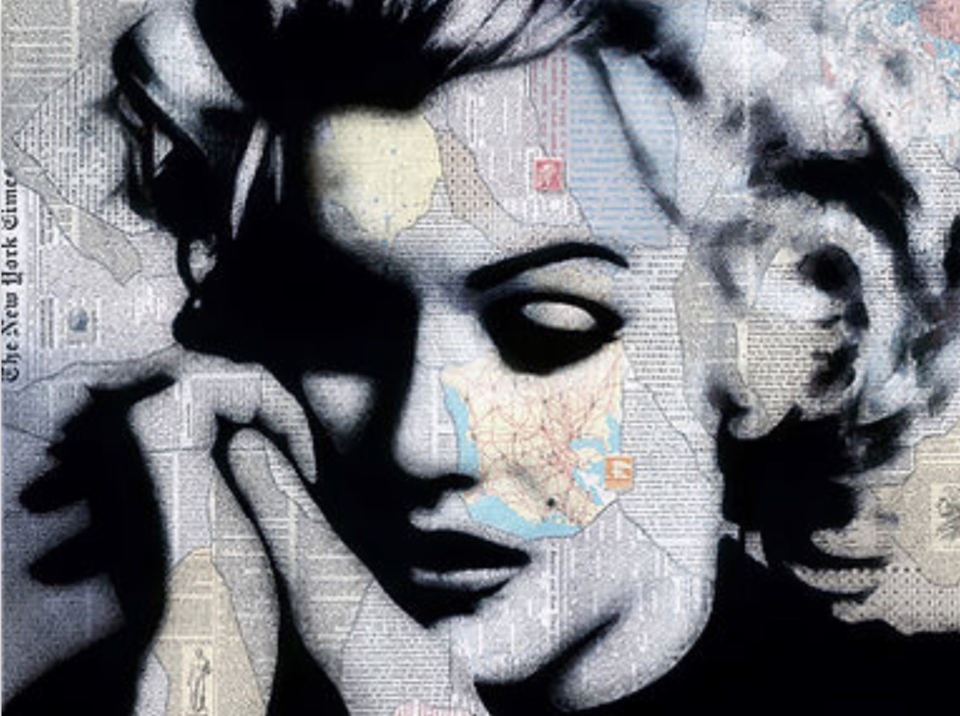 Marilyn Monroe-Edition of 15 -Similar Painted Originals can be Commissioned by Andre Monet