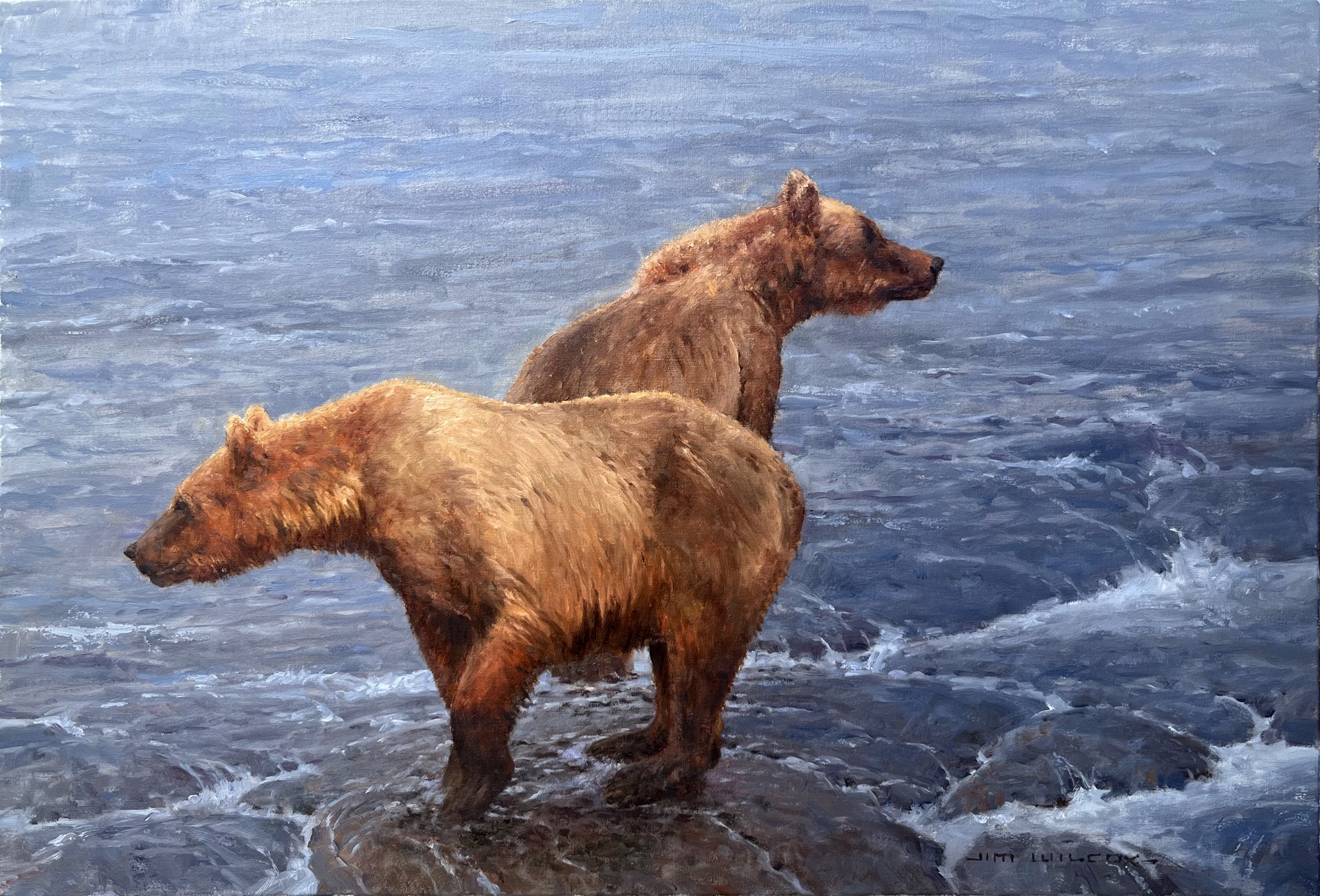 Katmai Fish Market by Jim Wilcox