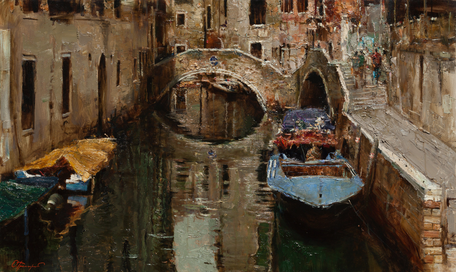 "Walking In Venice" by Oleg Trofimov