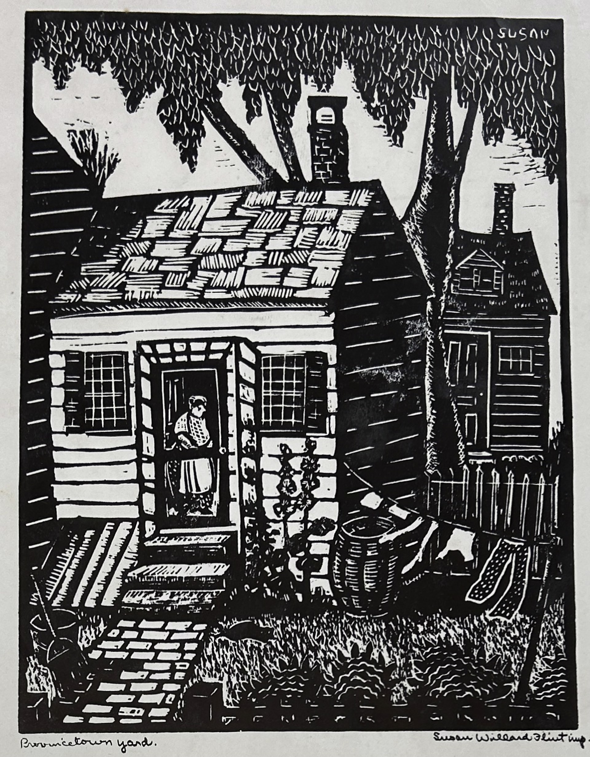 Provincetown Yard by Susan Willard Flint Bakker Gallery