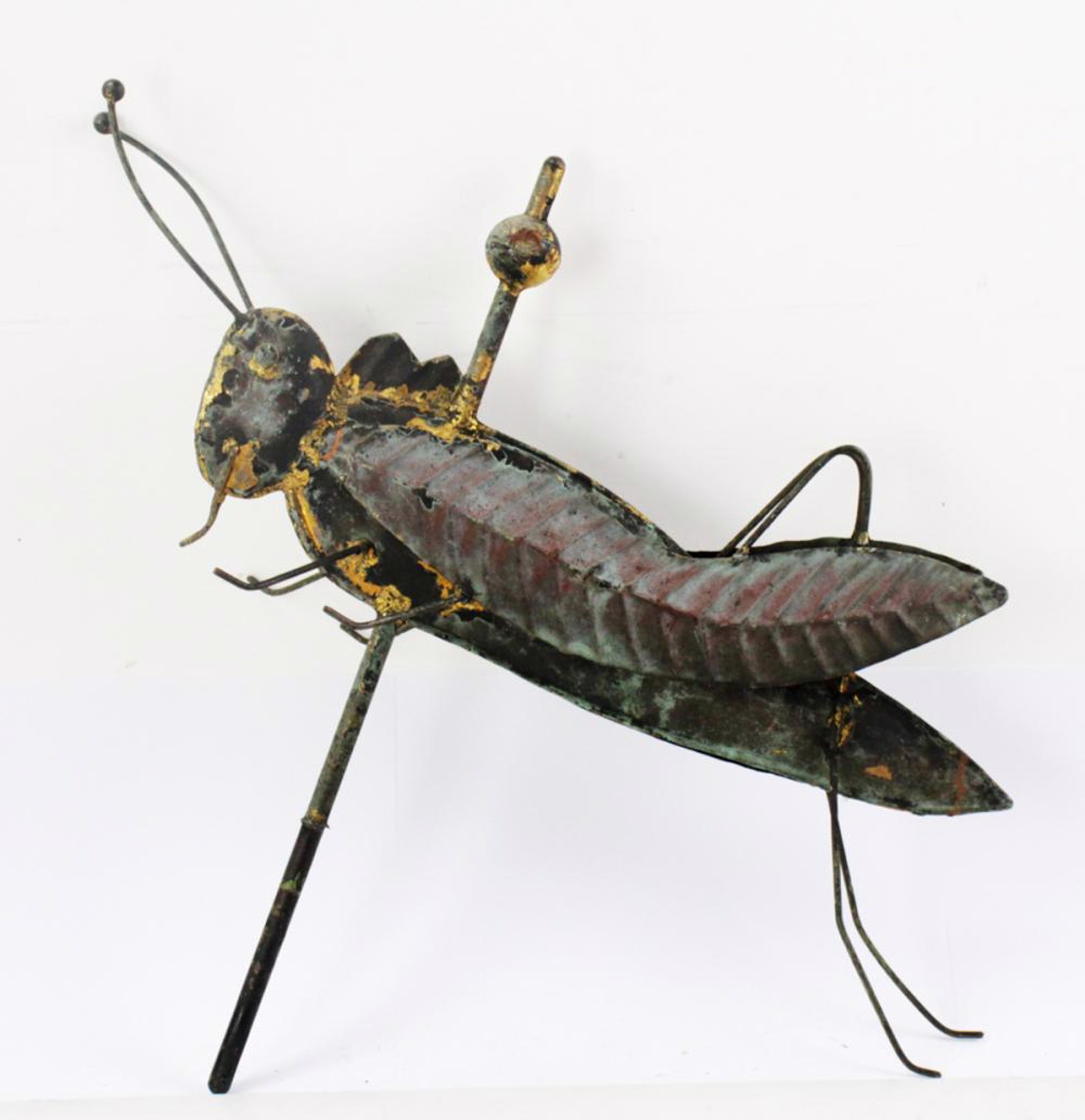 20th Century Copper Grasshopper Weathervane by Antique Weathervanes