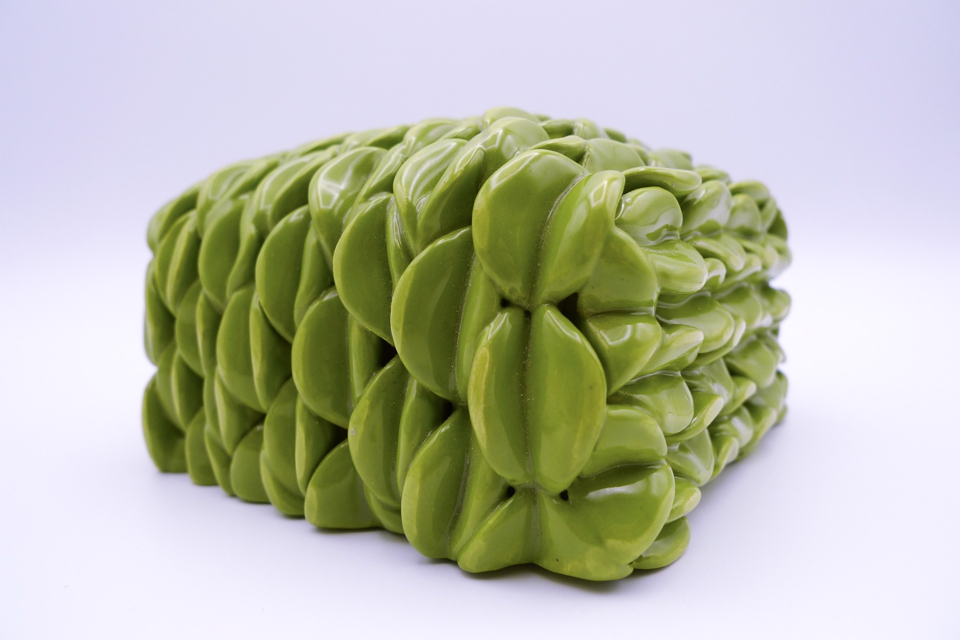 Shiny Green Leaves Wall Box by Rachelle Miller