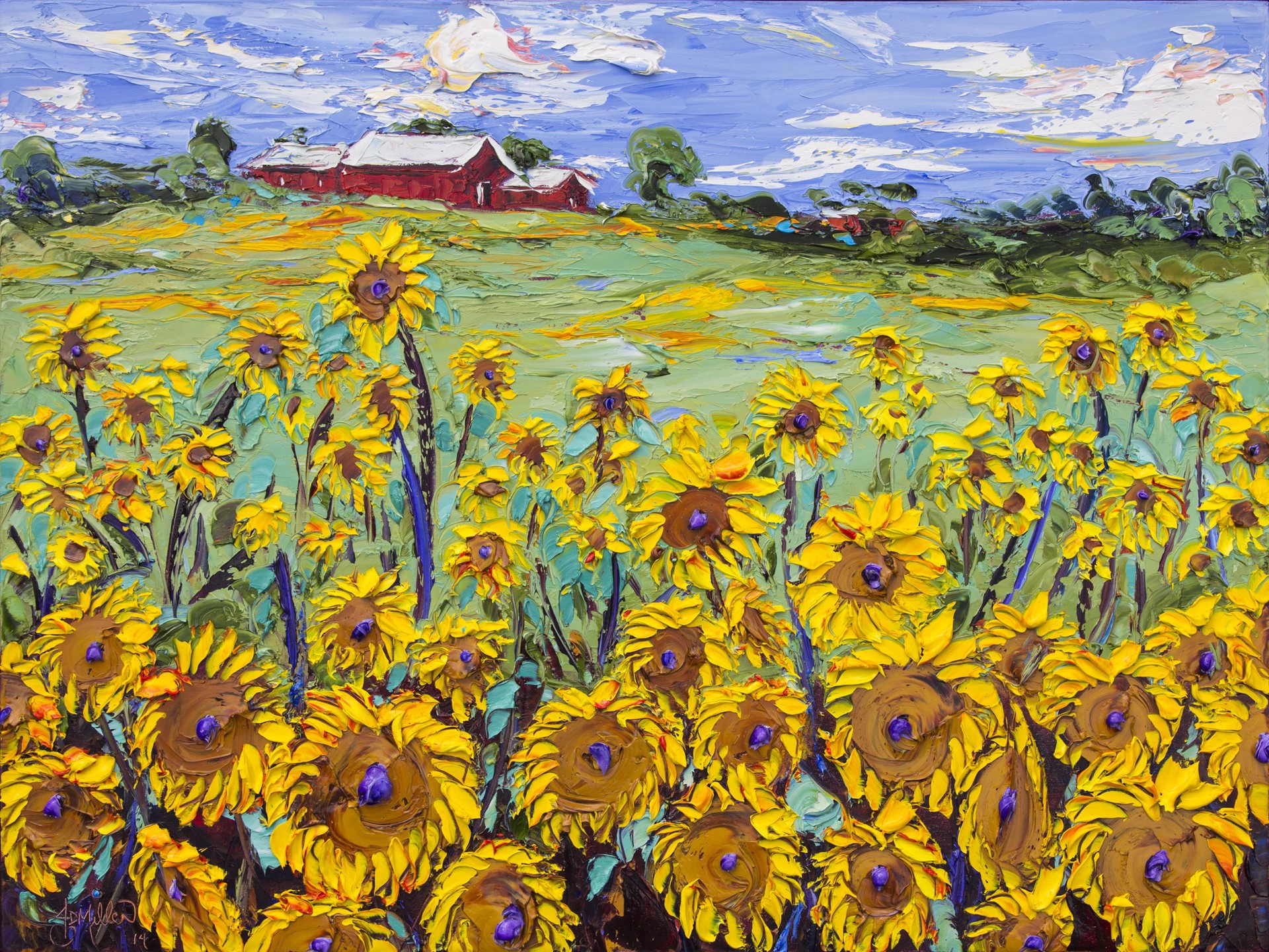 Sunflower Ranch by JD Miller