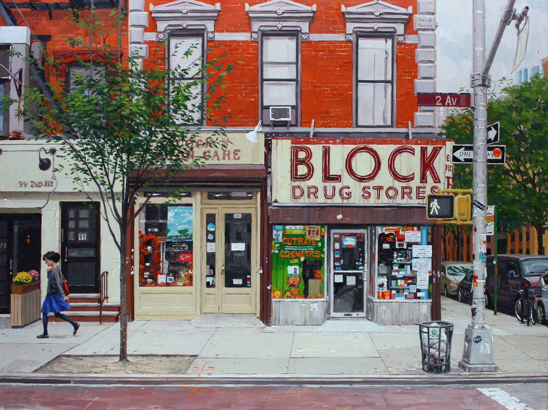 Block Drug Store by Vincent Giarrano