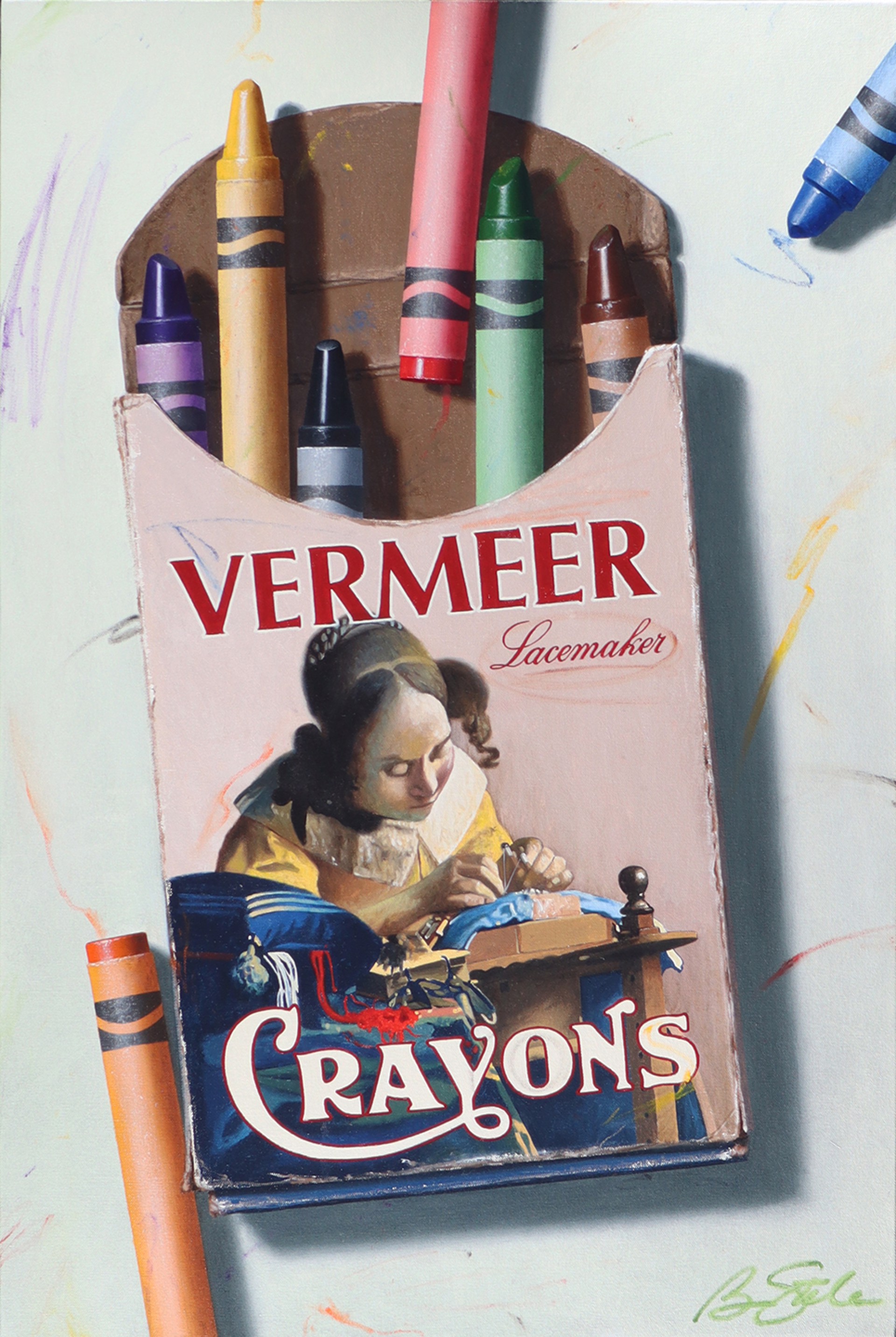 Lacemaker Crayons by Ben Steele