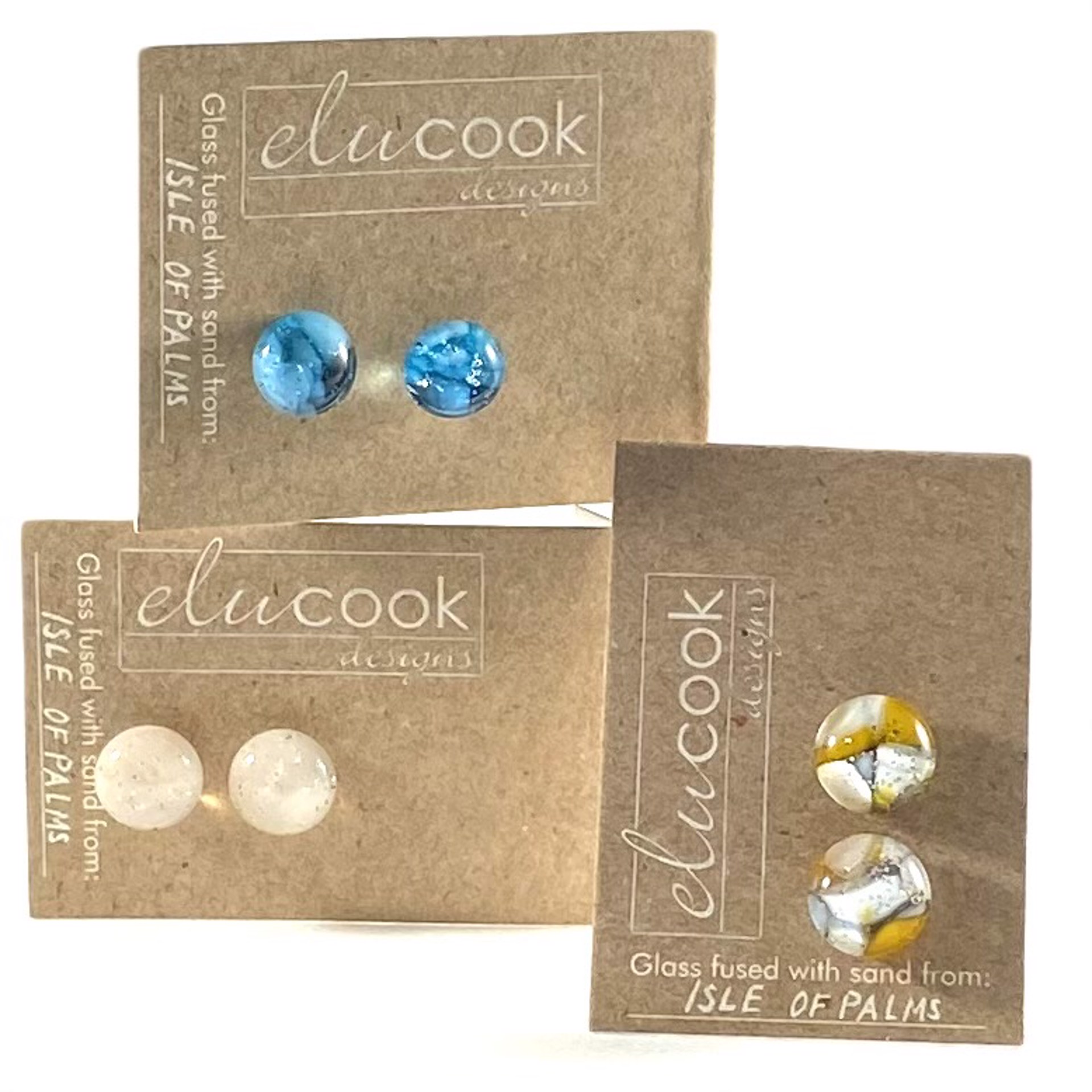 EC22 Button Earrings, Various by Emily Cook
