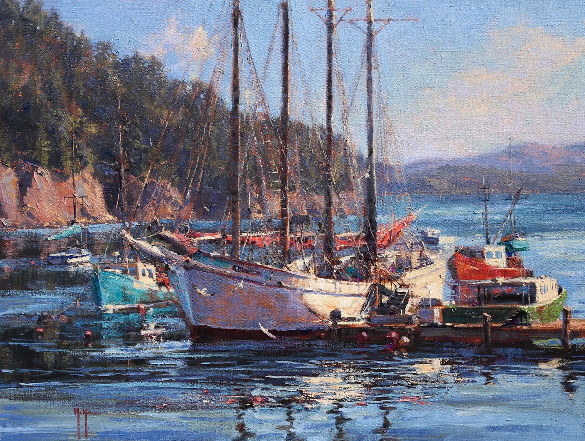 Harbor Morning by Kenny McKenna