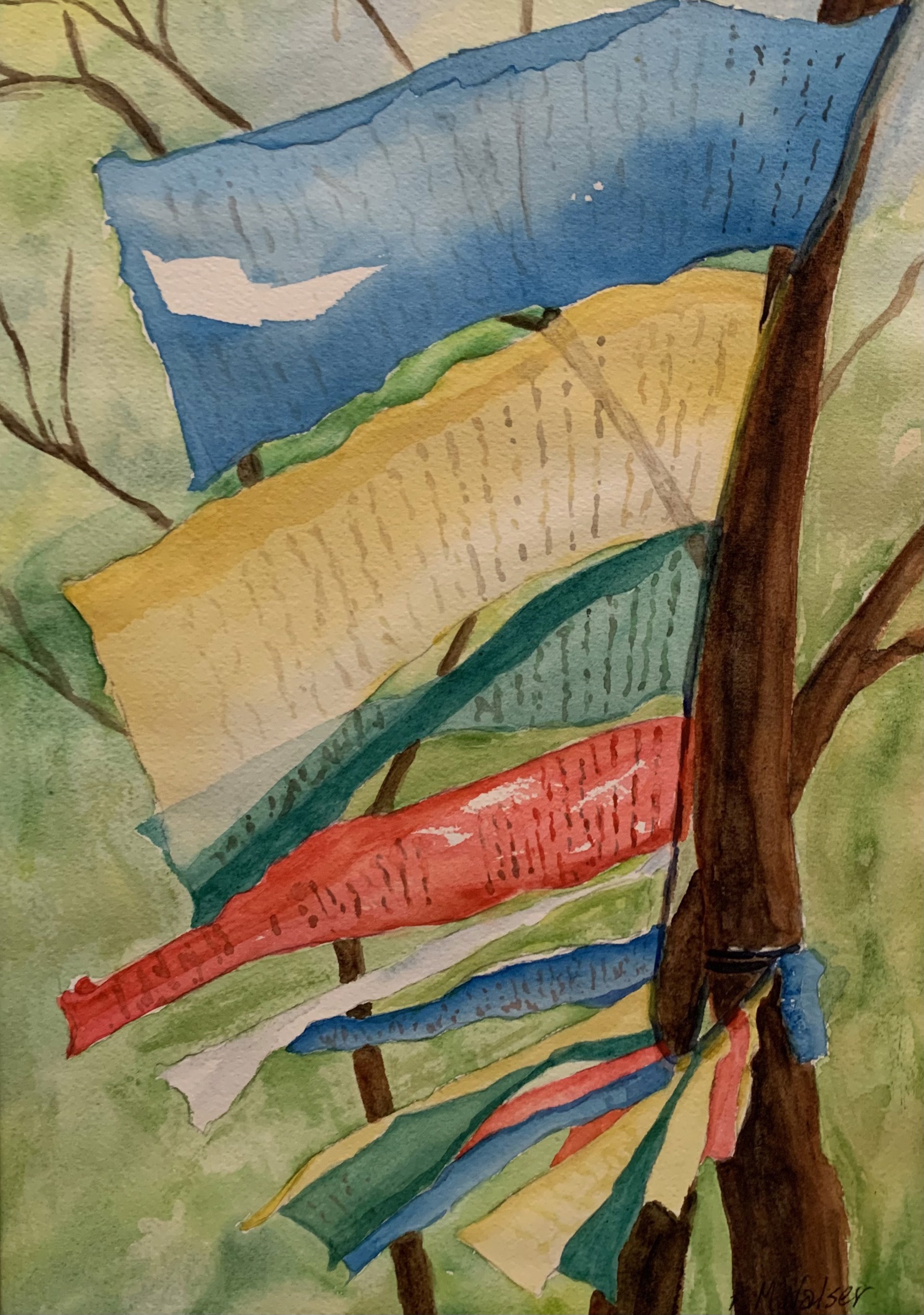 Prayer Flags by Betty Walser
